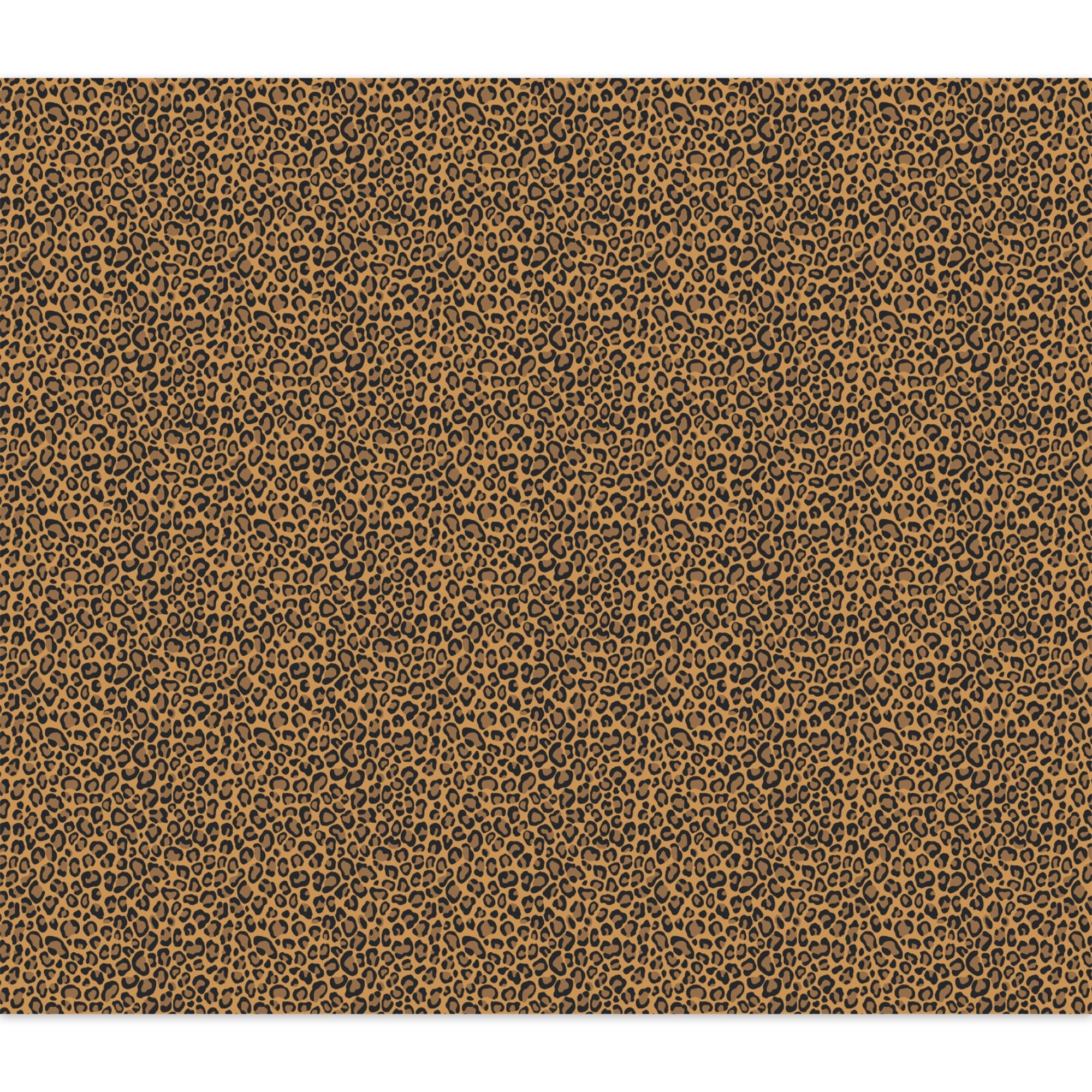 Fat Quarter 100% Cotton Cheetah, Brown, 18"x 21" for Quilting & Sewing, 1 Each