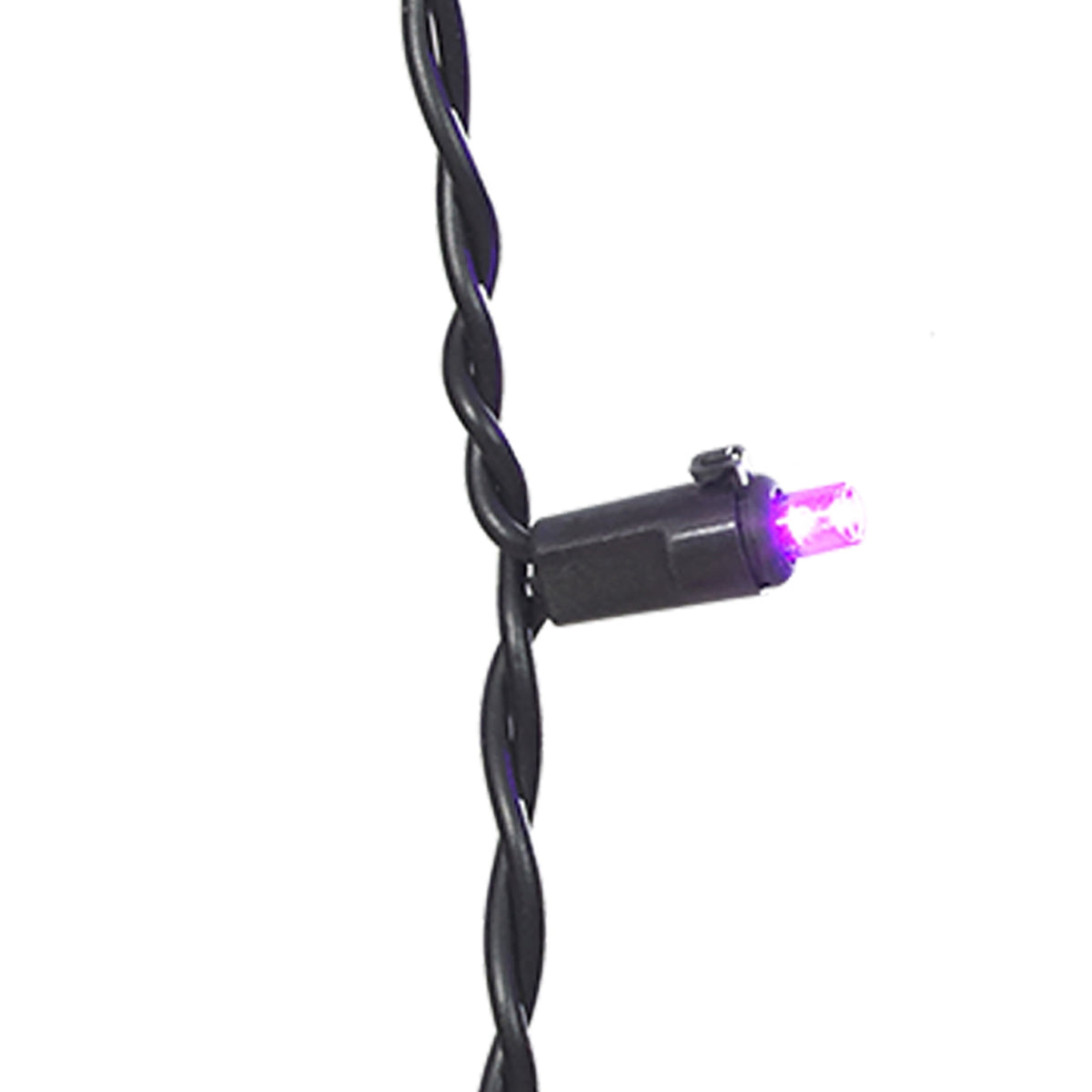 Indoor/Outdoor 30-Count LED Skeleton Icicle Lights, Purple and Warm White, 6', Halloween by Way To Celebrate