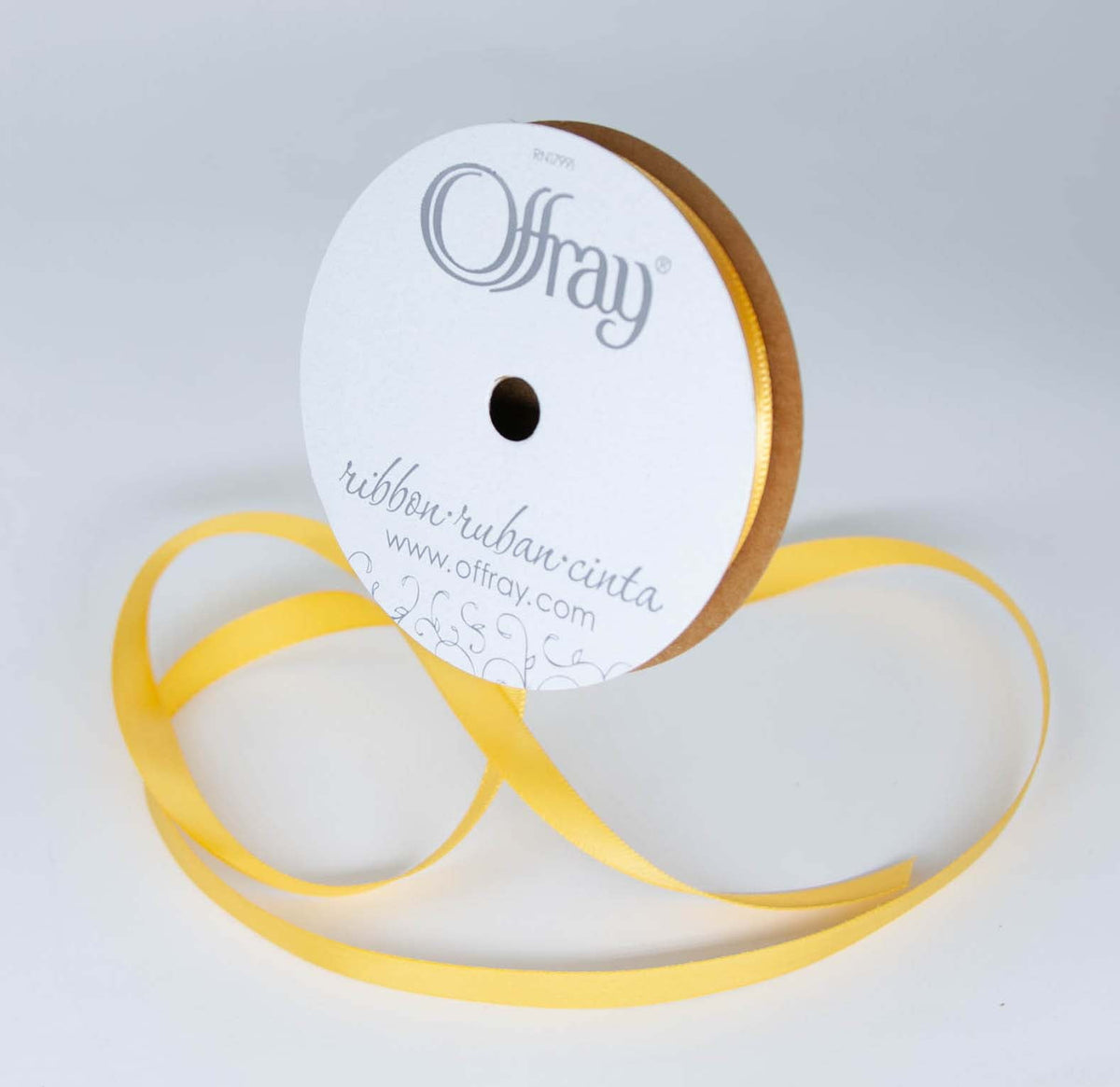 Offray Ribbon, Red Wine 3/8 inch Single Face Satin Polyester Ribbon, 18 feet