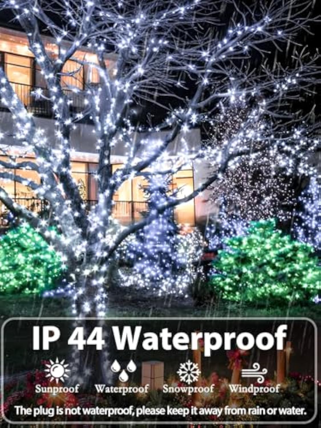 Wick's Outdoor Living LED 5MM Multi-Color Holiday Lights, 50 FT in length, 150 CT, and 6 different color options