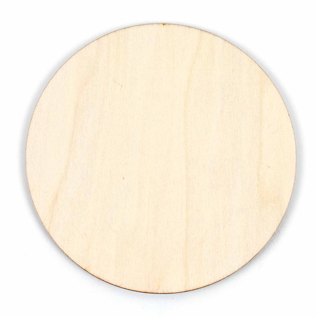 Hello Hobby Unfinished Wood Circle, 5 in Diameter, 1 Piece