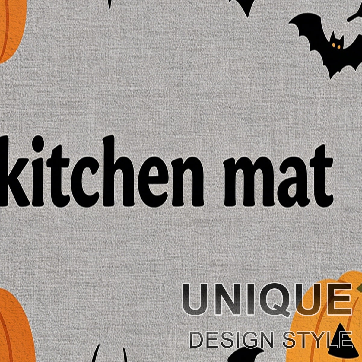 YIMEIS Halloween Pumpkin Lanterns 3Pcs Flannel Mat and Kitchen Rugs Set,Soft Non-slip,Perfect for Home Bathroom