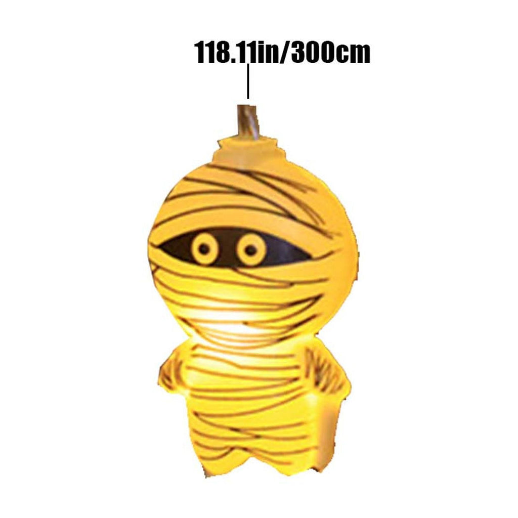 Darzheoy Halloween String Lights, 20 LED 10 FT Battery Operated String Lights, Halloween Decorations Lights Indoor Outdoor Cute Halloween Party Decor