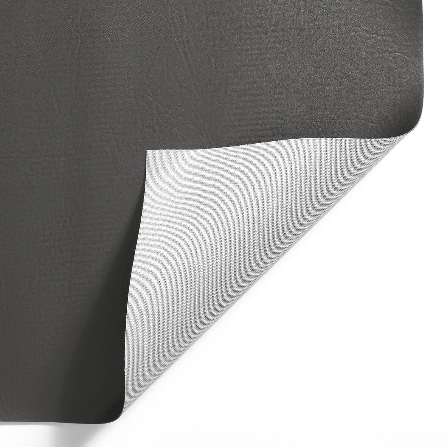 Ottertex 54" Vinyl 100% Polyester Faux Leather Craft Fabric By the Yard, Black