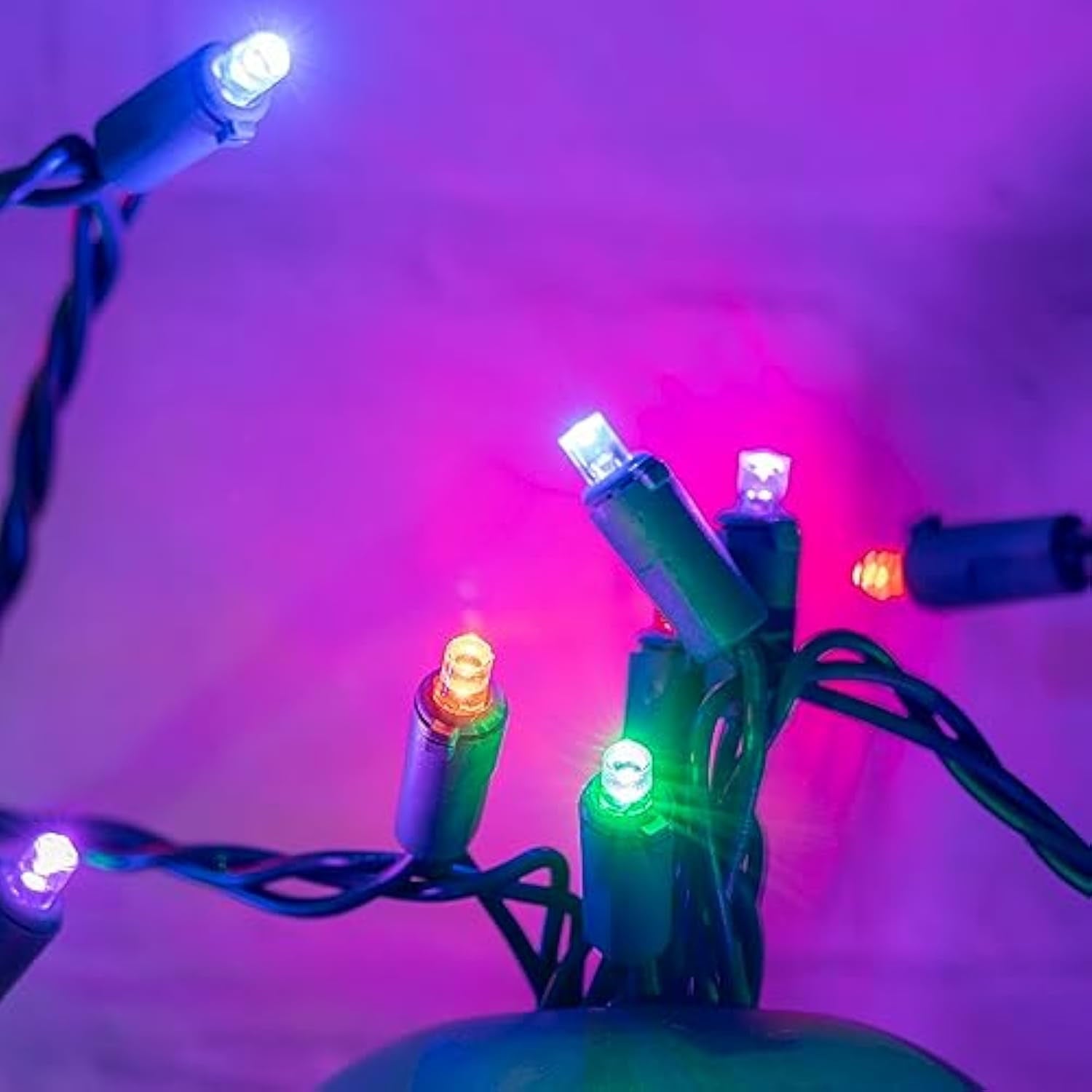 Wick's Outdoor Living LED 5MM Multi-Color Holiday Lights, 50 FT in length, 150 CT, and 6 different color options
