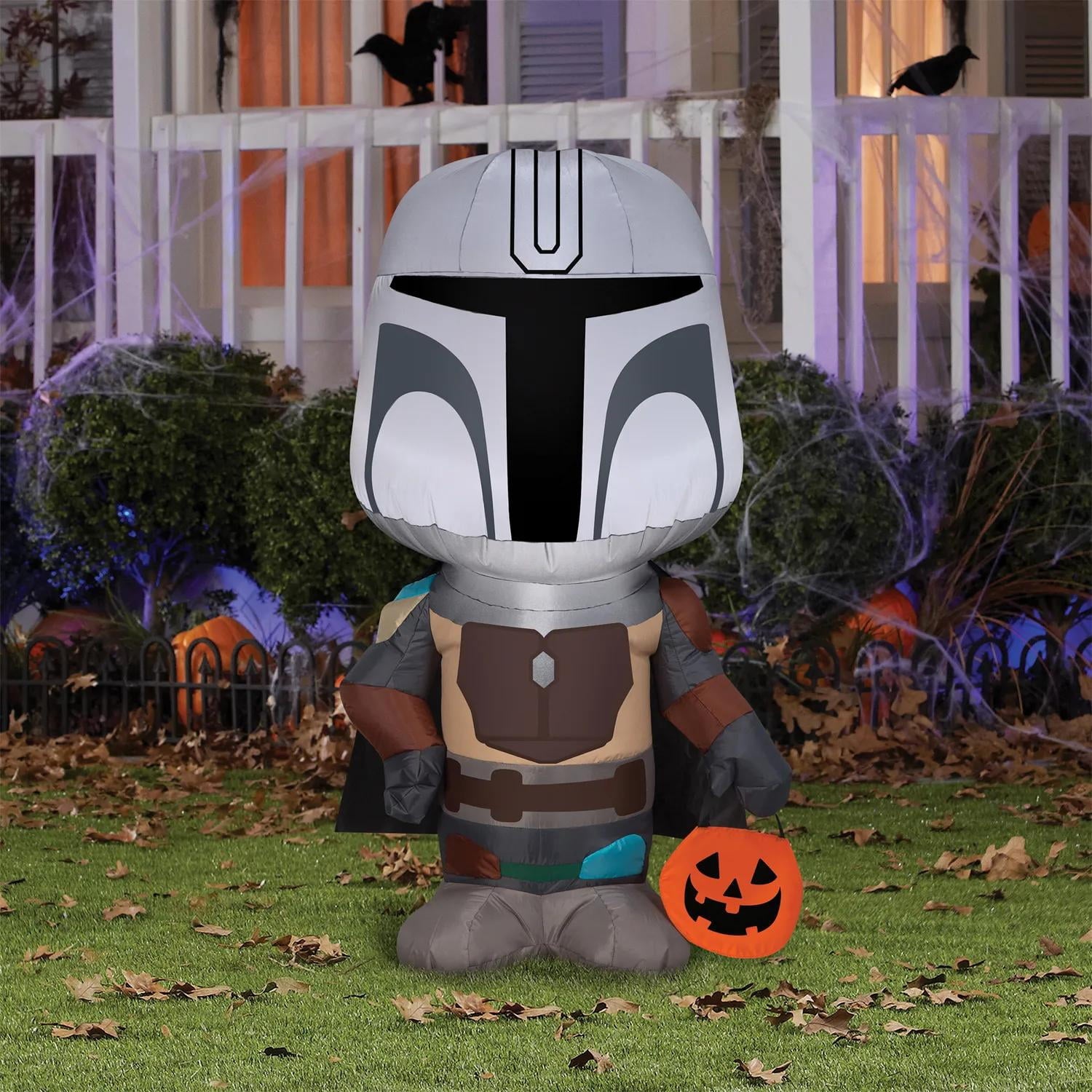 Gemmy Inflatable The Mandalorian Halloween Yard Decoration - 42 in