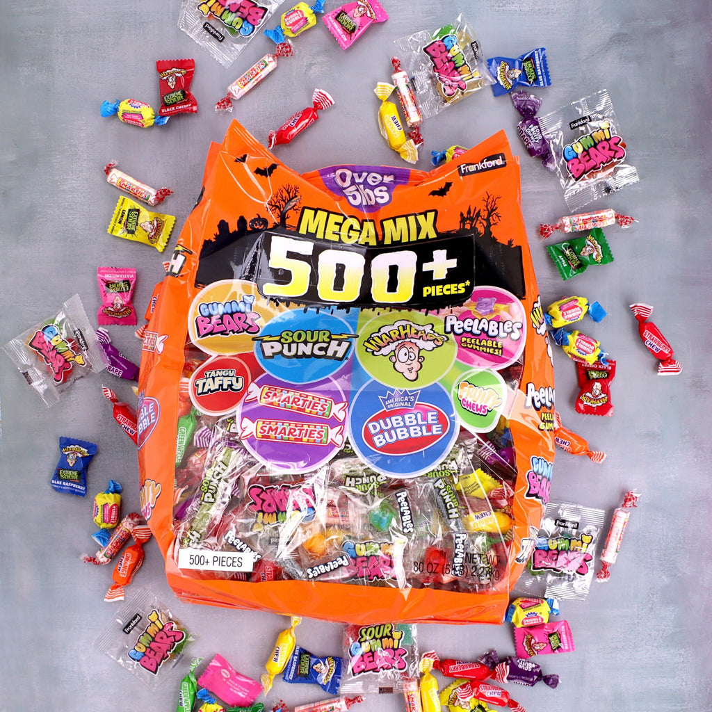 Frankford Mega Mix XL Halloween Assorted Candy Bag - 500+ Pieces