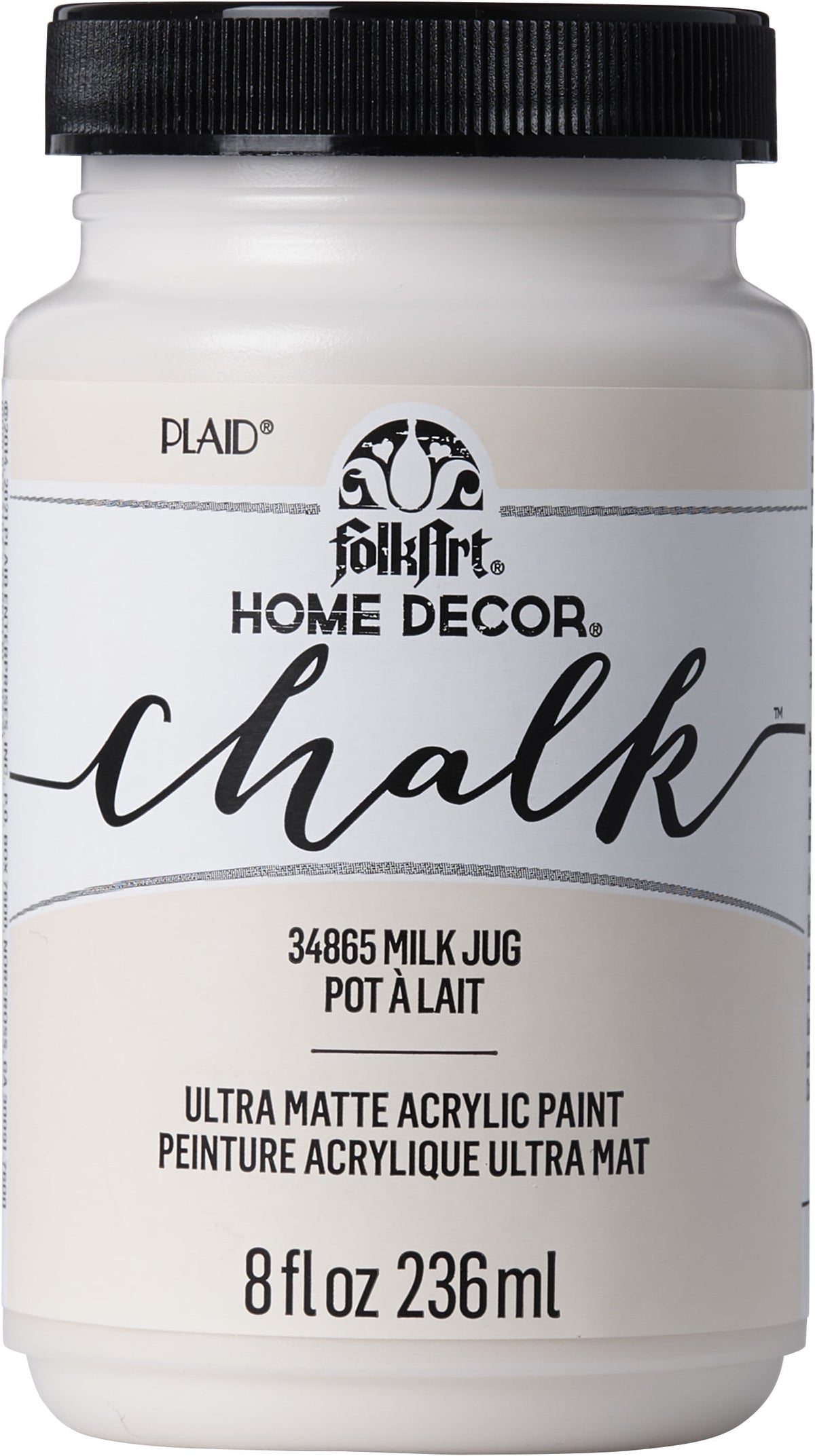 FolkArt Home Décor Chalk Acrylic Craft Paint, Java, Ultra Matte Finish, 8 fl oz