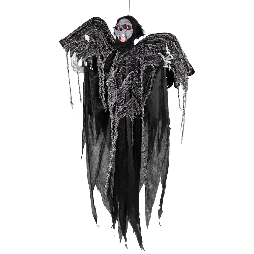 Northlight Animated Hanging Zombie Vampire with Lights and Sound Halloween Decoration - 5'