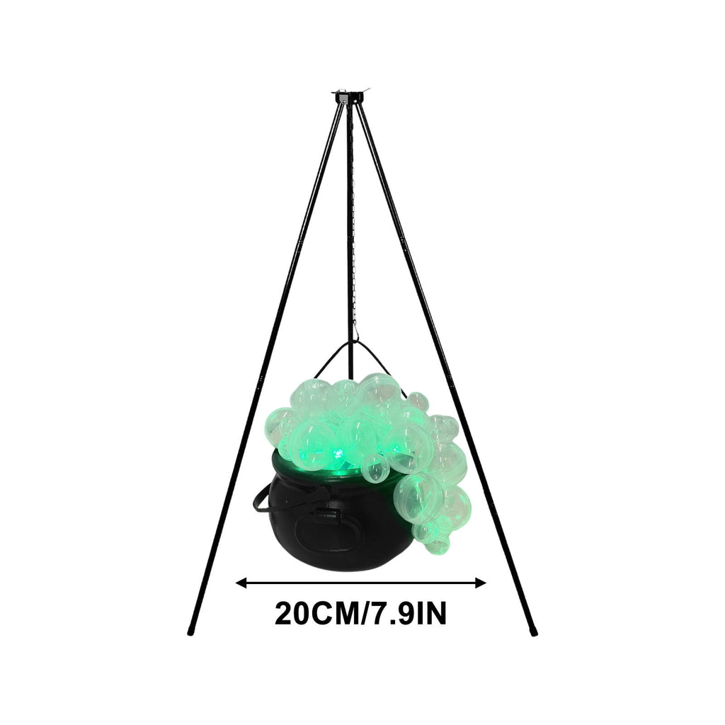Muecwrye Halloween Decorations Outdoor, Halloween Clearance! Halloween Witches Cauldron on Tripod with Lights, DIY Bubbling Cauldron Set Decor for Home Porch Outside, Halloween Party Supplies
