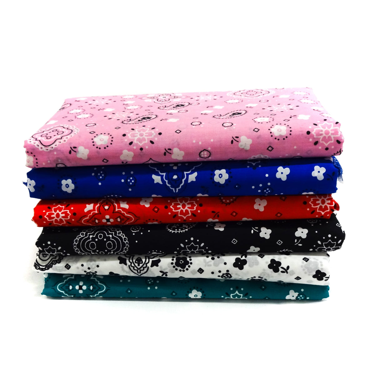 Shason Textile 44" x 3 yd Cotton Polyester Blend Printed Craft Fabric, Pink