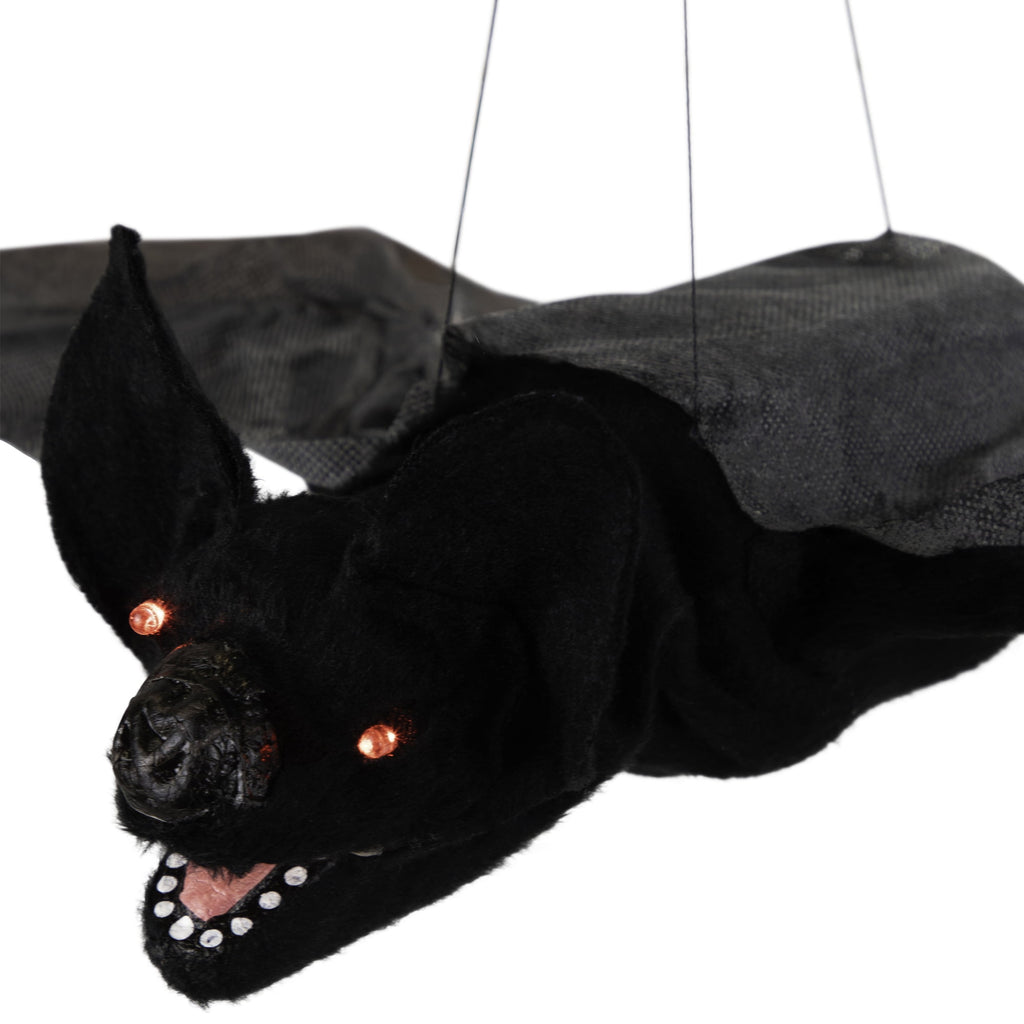Northlight LED Lighted Animated Halloween Bat with Wings - 48"