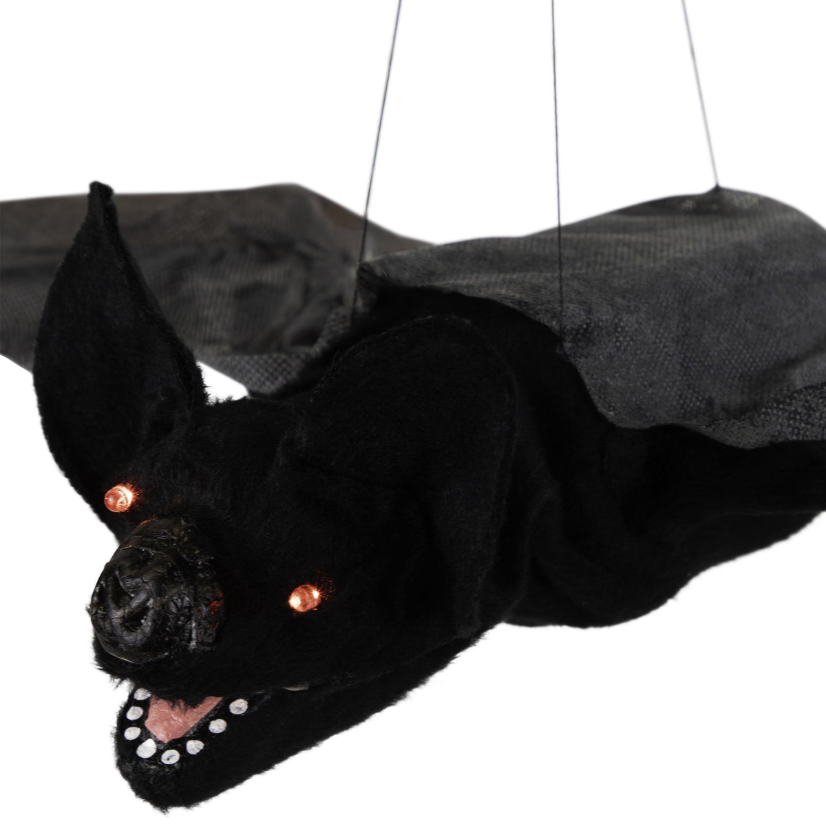 Northlight LED Lighted Animated Halloween Bat with Wings - 48"