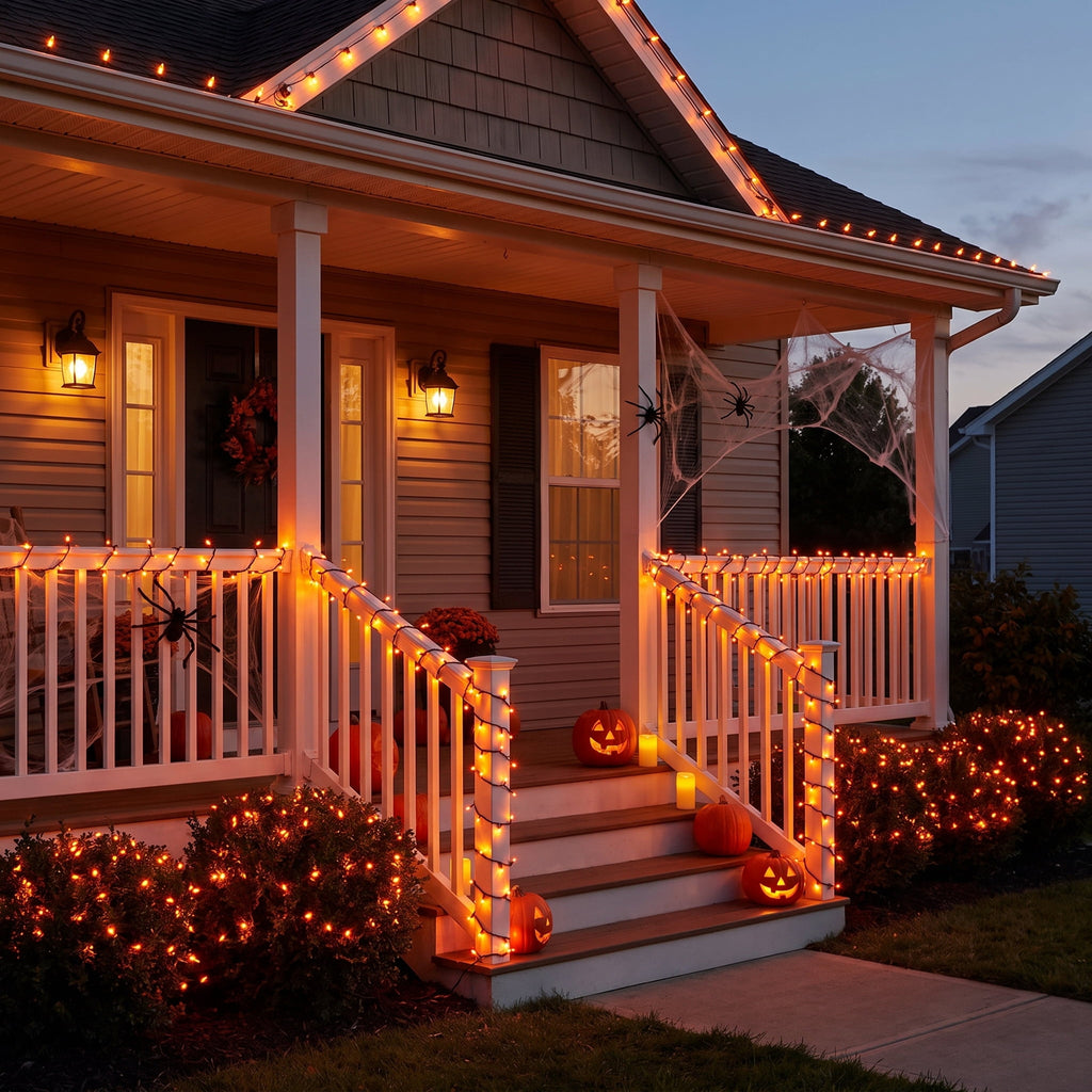 Indoor/Outdoor 200-Count LED Mini String Lights, Multicolor, 39', Halloween by Way To Celebrate
