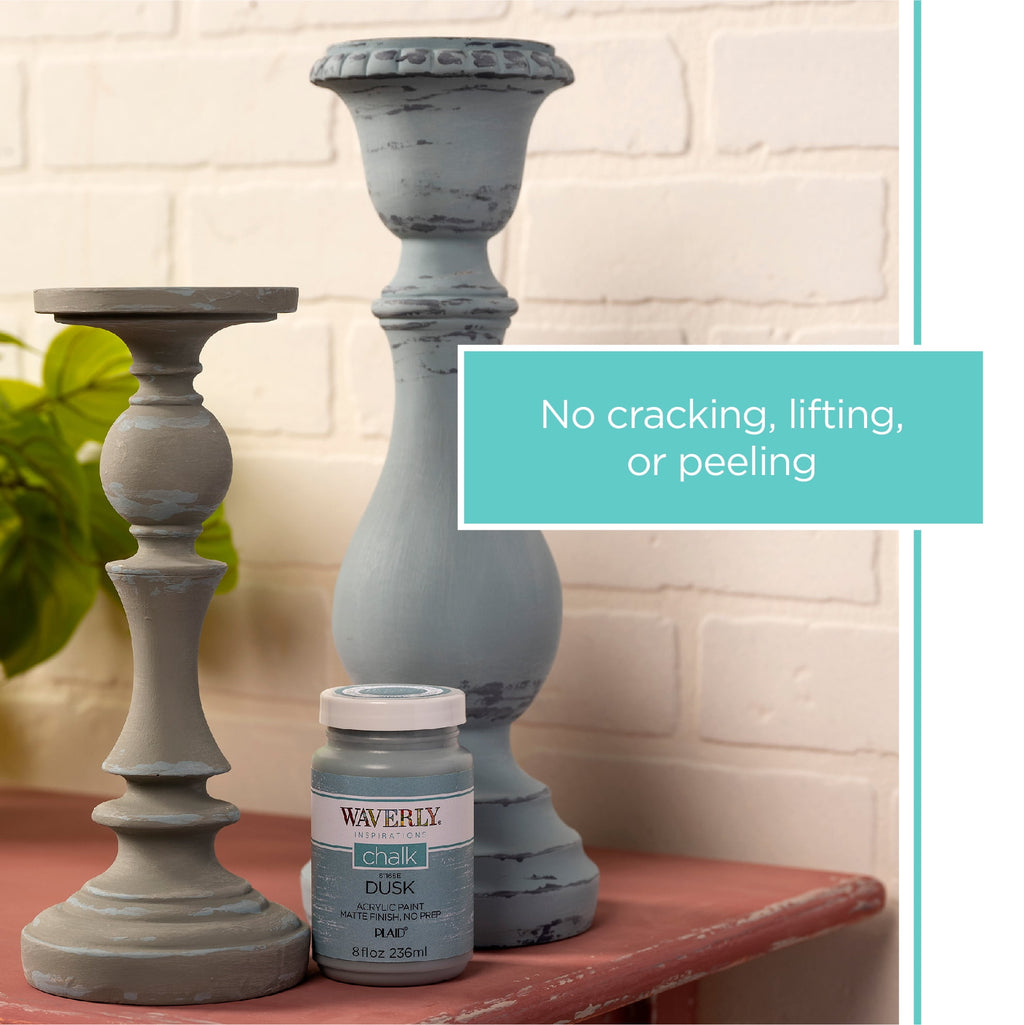 Waverly Inspirations Chalk Paint, Ultra Matte Finish, White, 8 fl oz