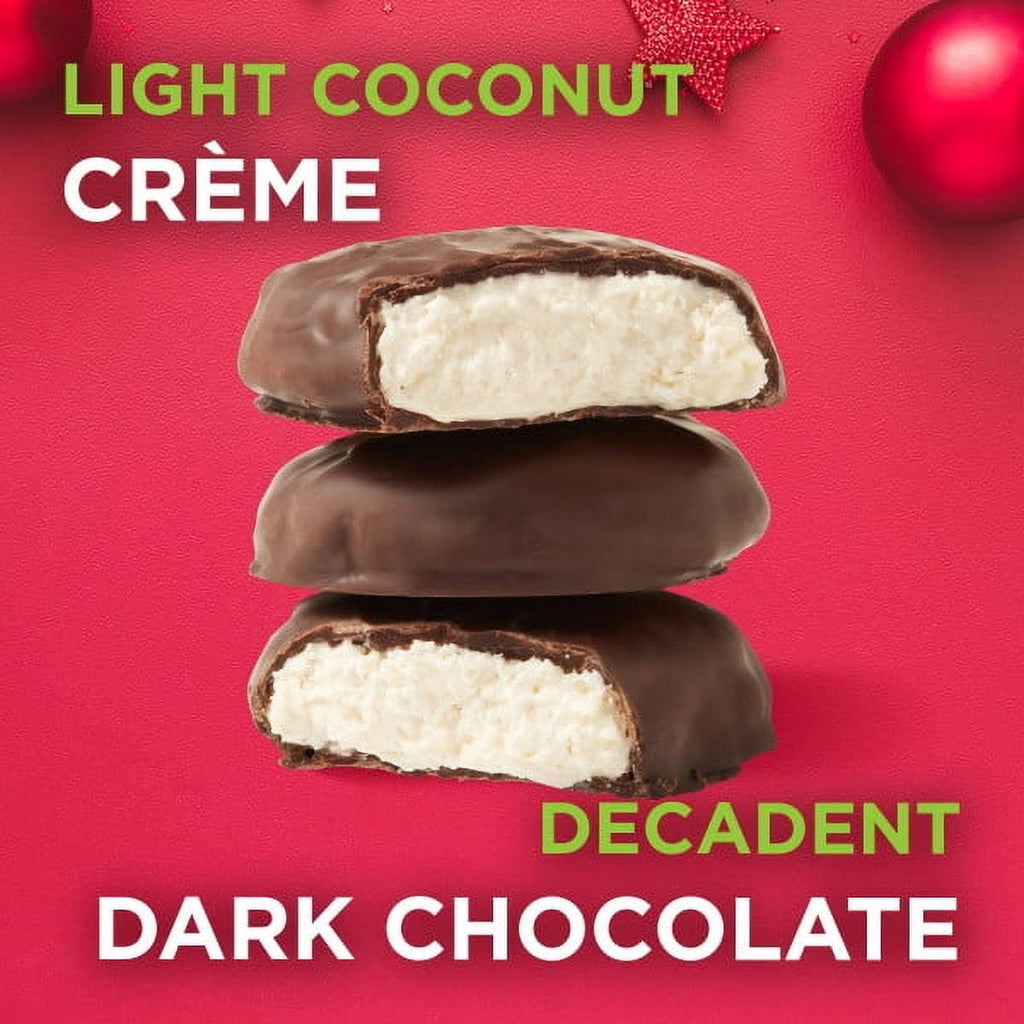 RUSSELL STOVER Christmas Dark Chocolate Marshmallow Ornament, 1.3 oz.