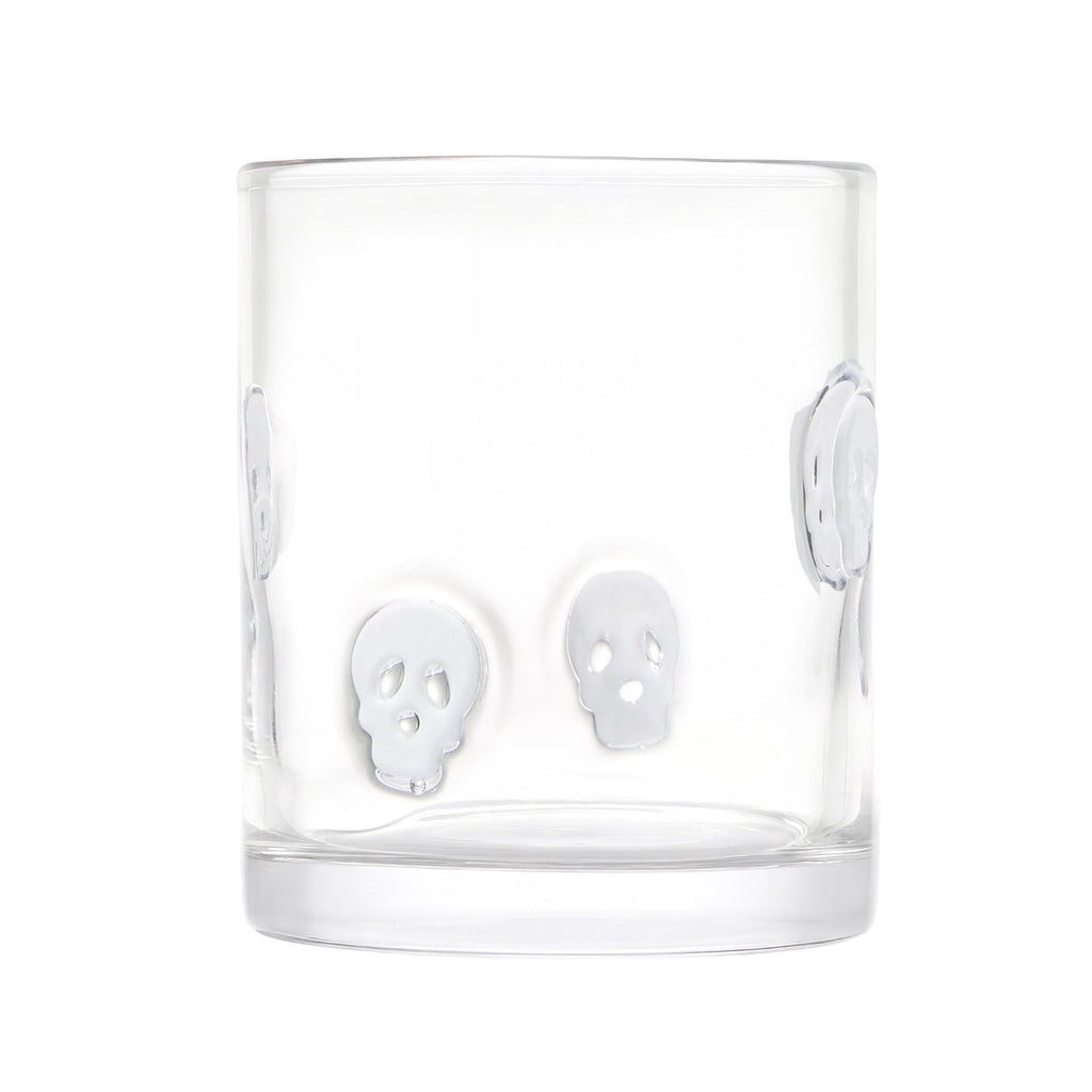 Thyme & Table 12 fl oz White Pumpkin Charm Glass Set, Pack of 2