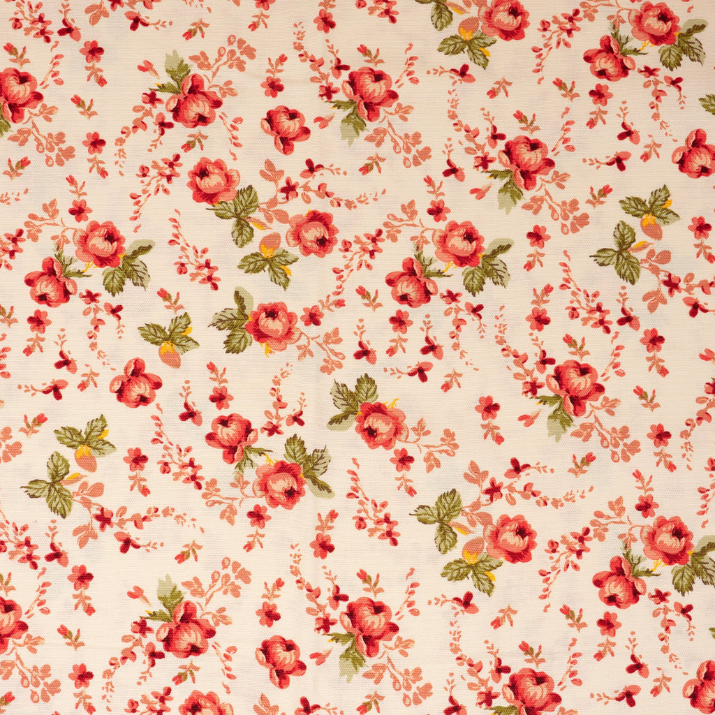 Waverly Inspirations 45 in 100% Cotton Sewing & Craft Fabric, 2 yd Pre-Cut, Vintage Blue