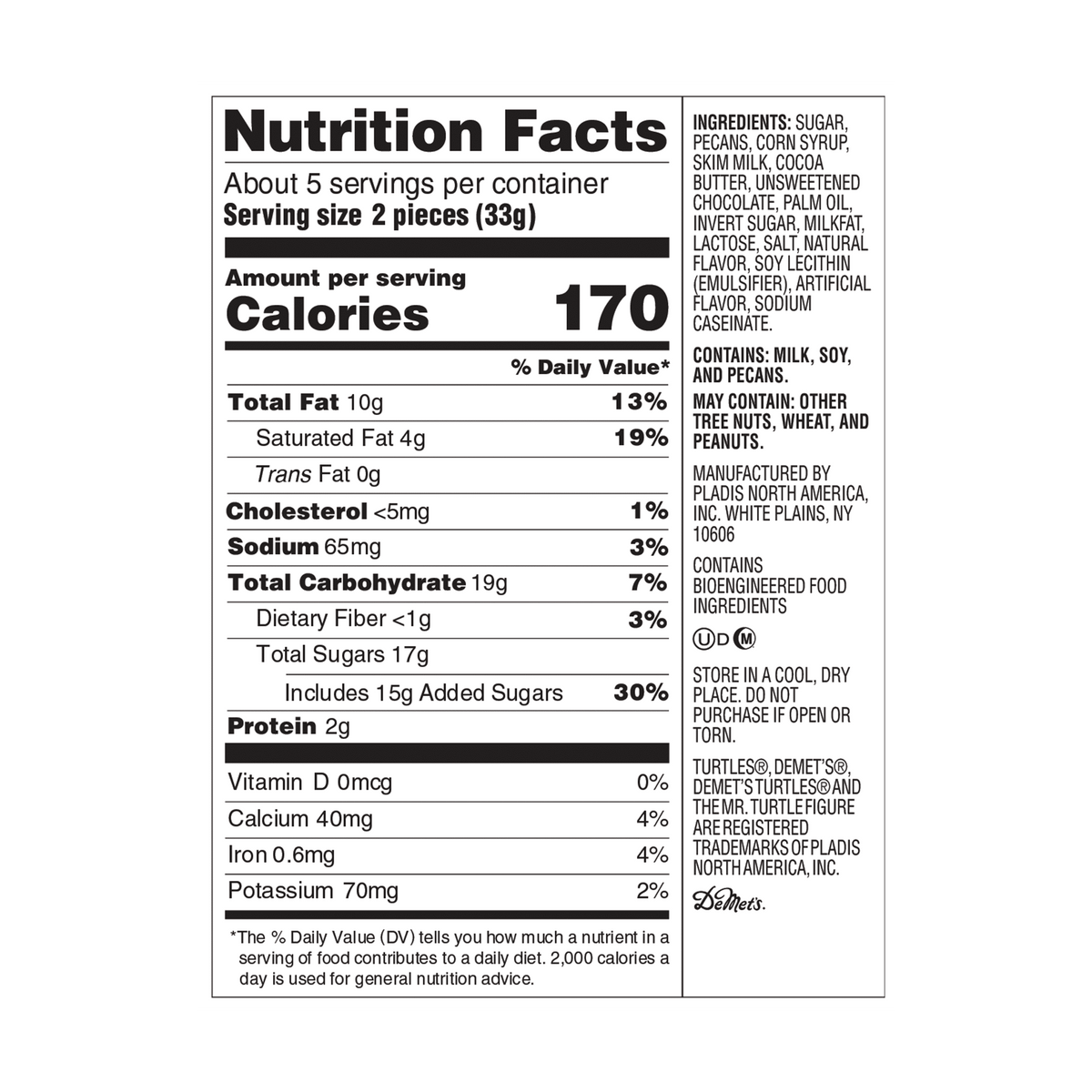 Turtles Caramel Apple Pecan Clusters, 6.3oz Bag