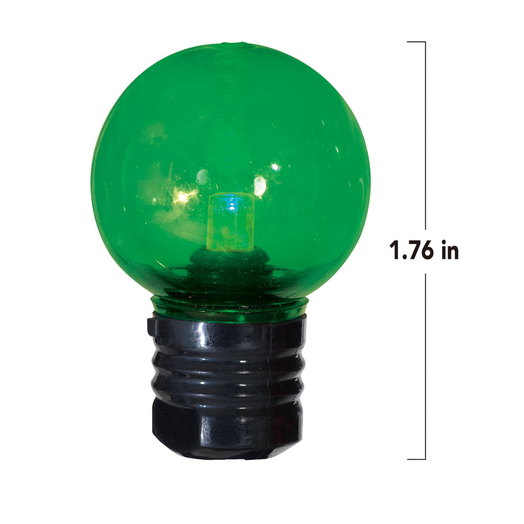 Indoor/Outdoor 70-Count LED G30 Globe String Lights, Multicolor, 21', Halloween by Way To Celebrate