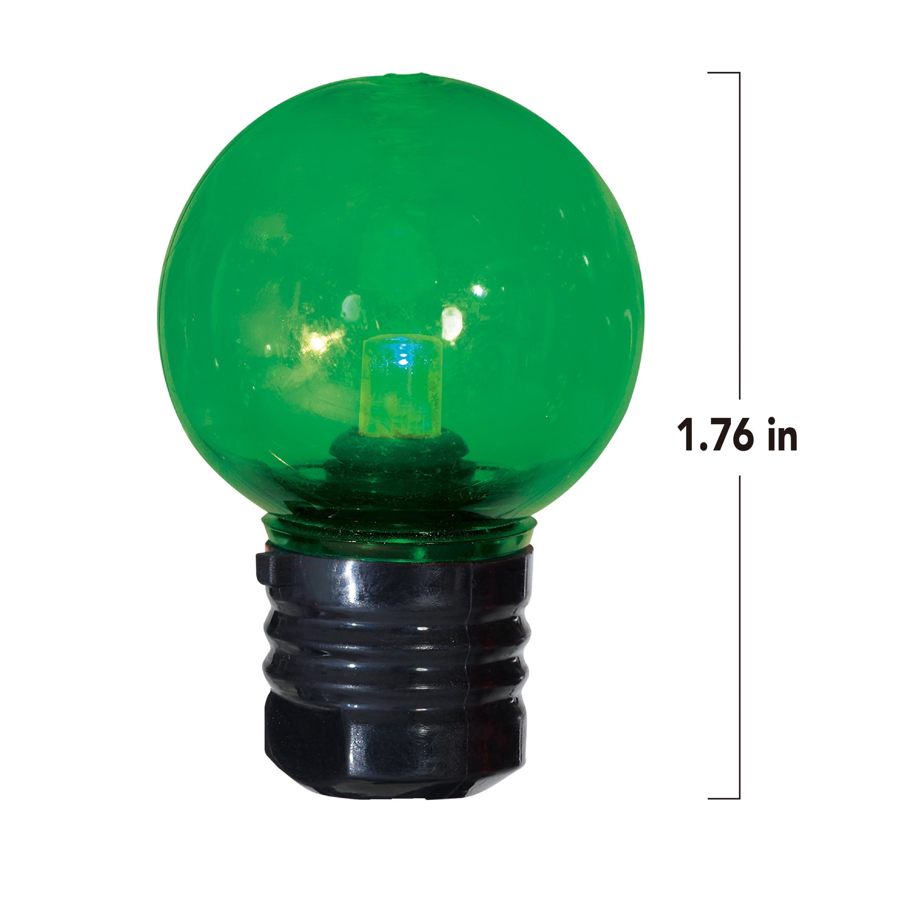 Indoor/Outdoor 70-Count LED G30 Globe String Lights, Multicolor, 21', Halloween by Way To Celebrate