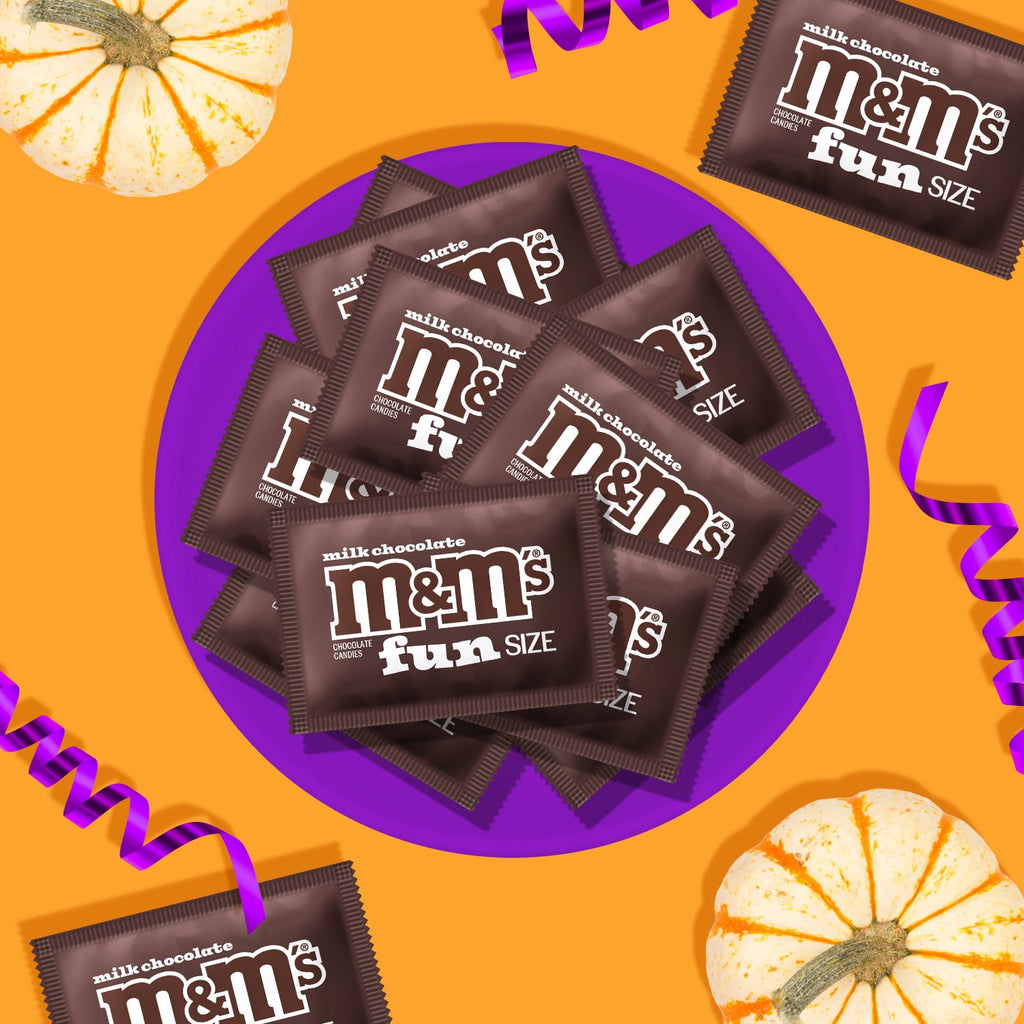 M&M's Milk Chocolate Fun Size Halloween Chocolate Candy - 10.53oz Bag