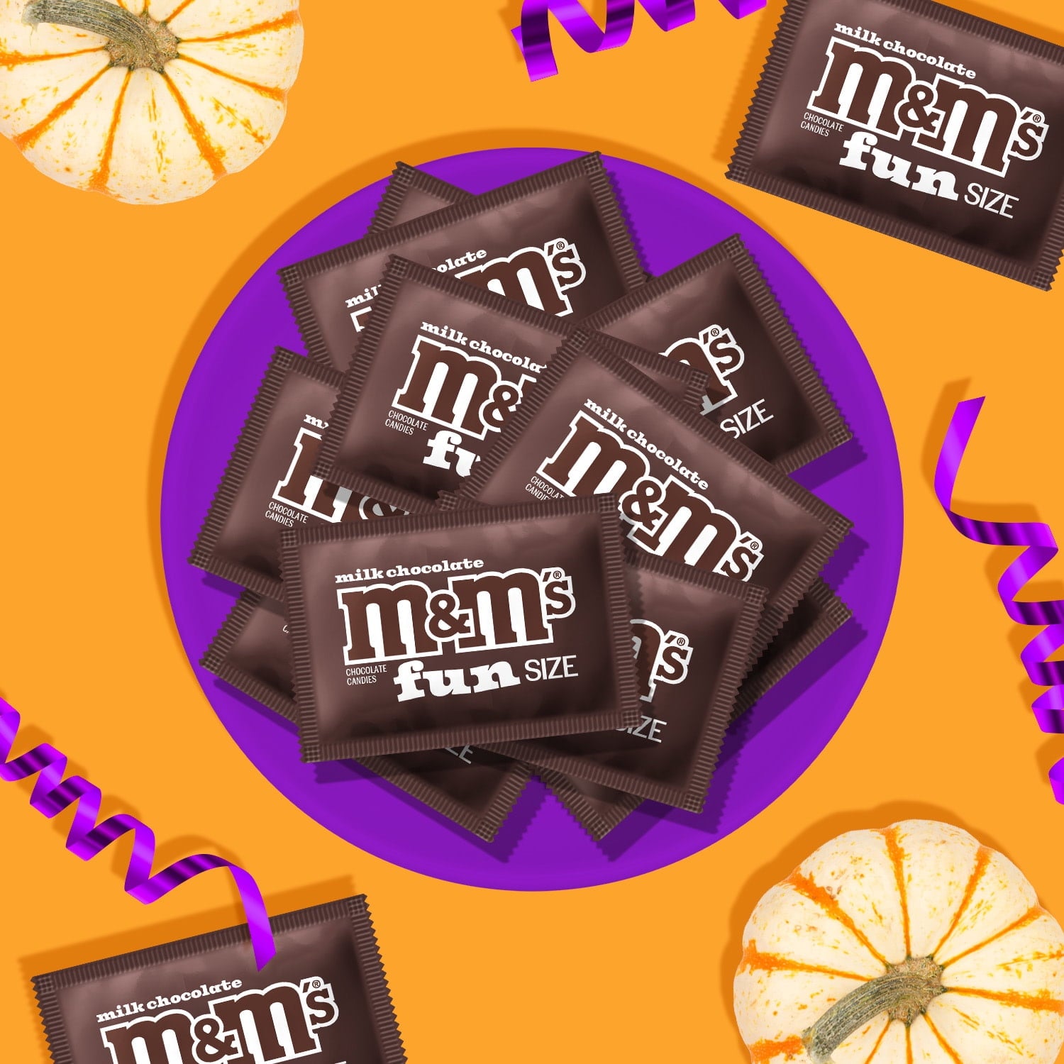 M&M's Peanut Fun Size Halloween Chocolate Candy - 10.57oz Bag