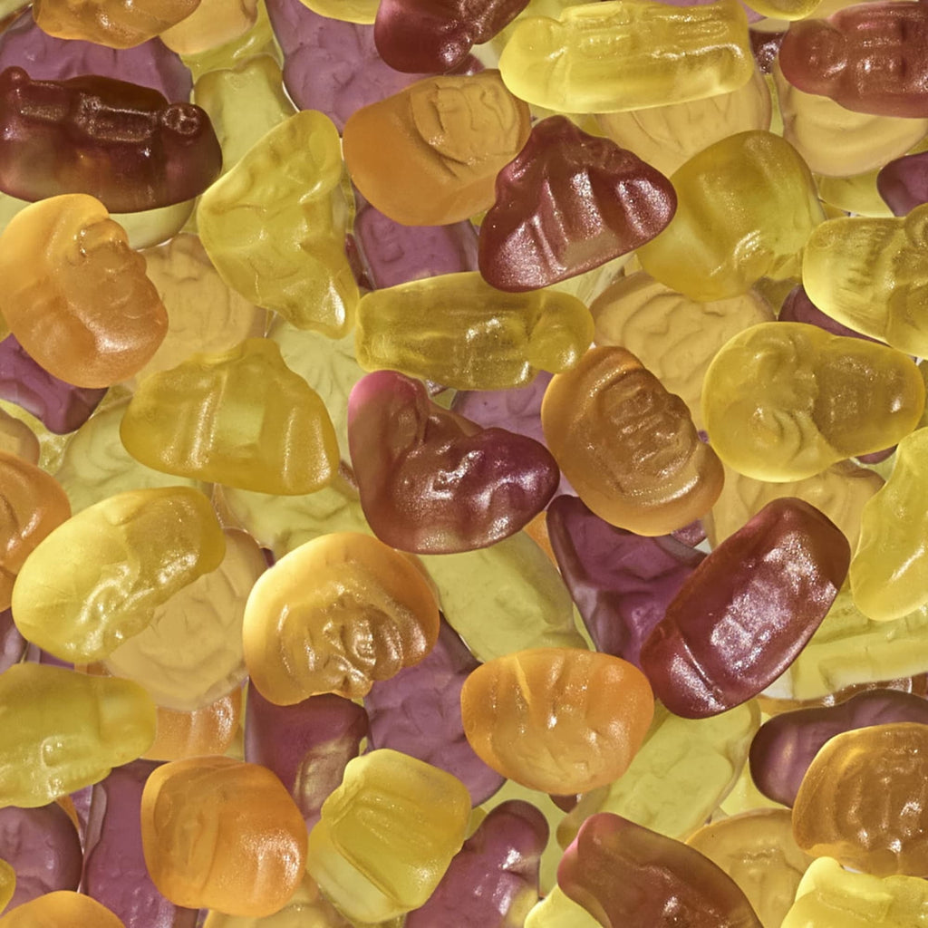 HARIBO Happy House Mix Halloween Gummy Candy Mini Pouches, 80ct, 33.4oz Laydown Bag