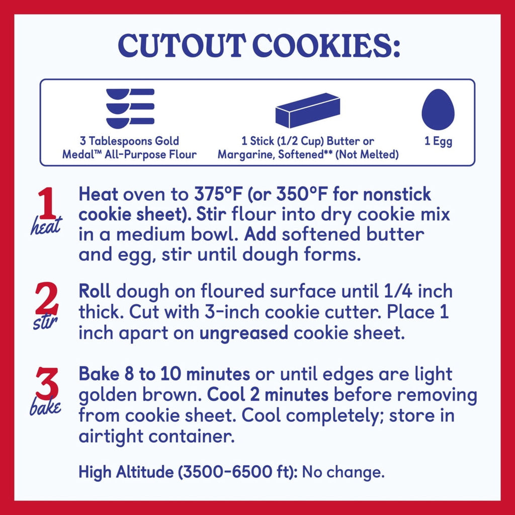 Betty Crocker Sugar Cookies, Cookie Baking Mix, 17.5 oz