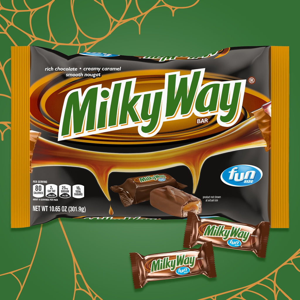 Milky Way Fun Size Halloween Chocolate Candy Bars - 10.65oz Bag