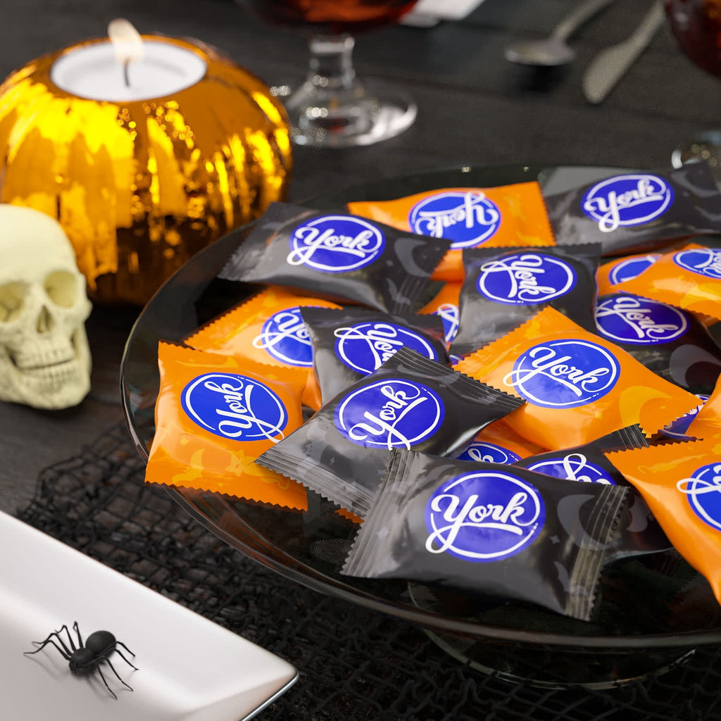 York Dark Chocolate Peppermint Patties, Halloween Candy Bag, 11.4 oz