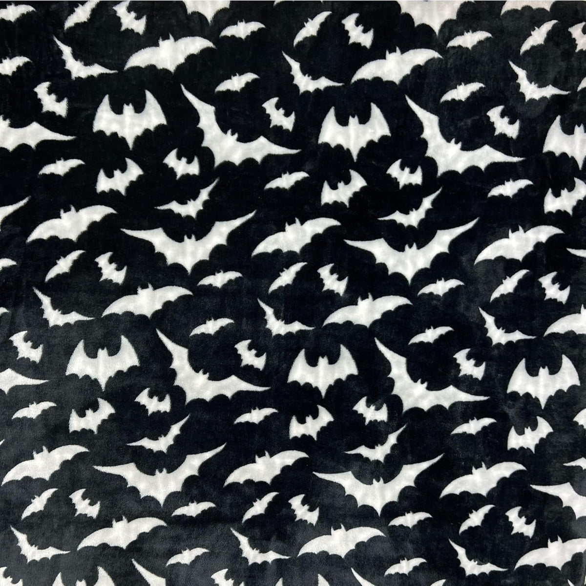 Serafina Home Halloween Throw Blanket: Fuzzy Boo! Jack O'Lantern Spider Webs Skull and Black Cats Print on Velvet Fleece for Sofa Bed Couch Chair Dorm