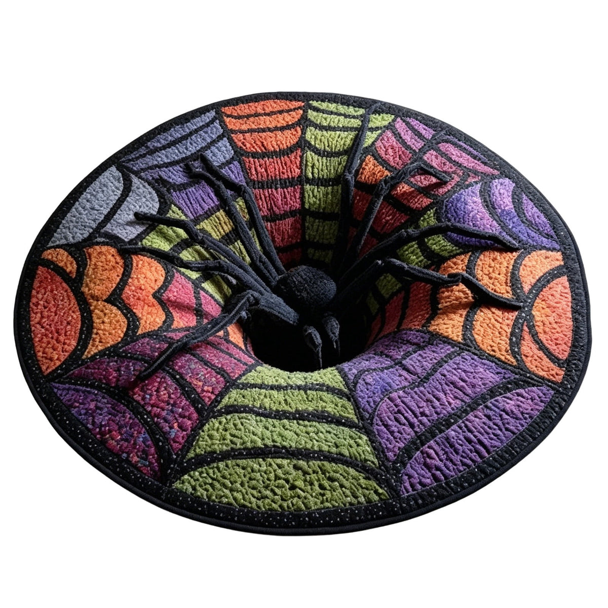 Front Door Mat Indoor Outdoor Entrance Rug, Semicircular Entrance Mat, Half Round Waterproo Non-Slip Durable Rubber Doormat for Garage, Patio, 29.5 inch