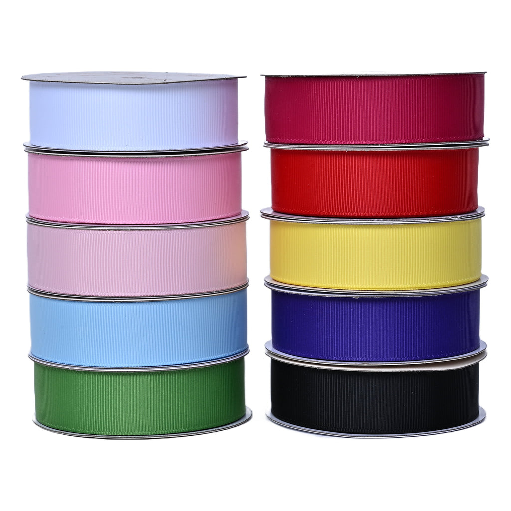 Gwen Studios 5/8" WhiteGrosgrain Ribbon, 7 Yards