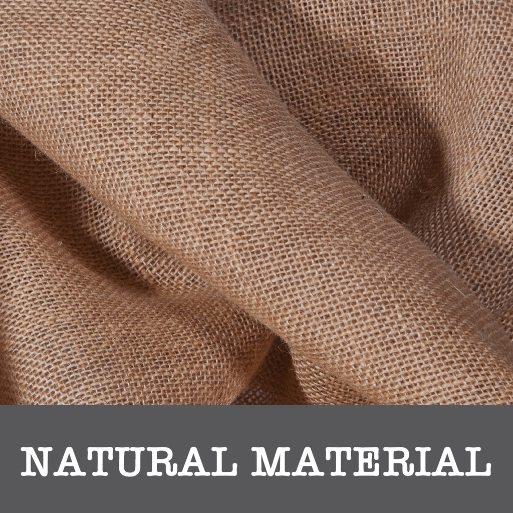 (2 pack) Love, Laugh, Craft Natural Burlap Precut Fabric, 46"W x 2-Yards, Brown