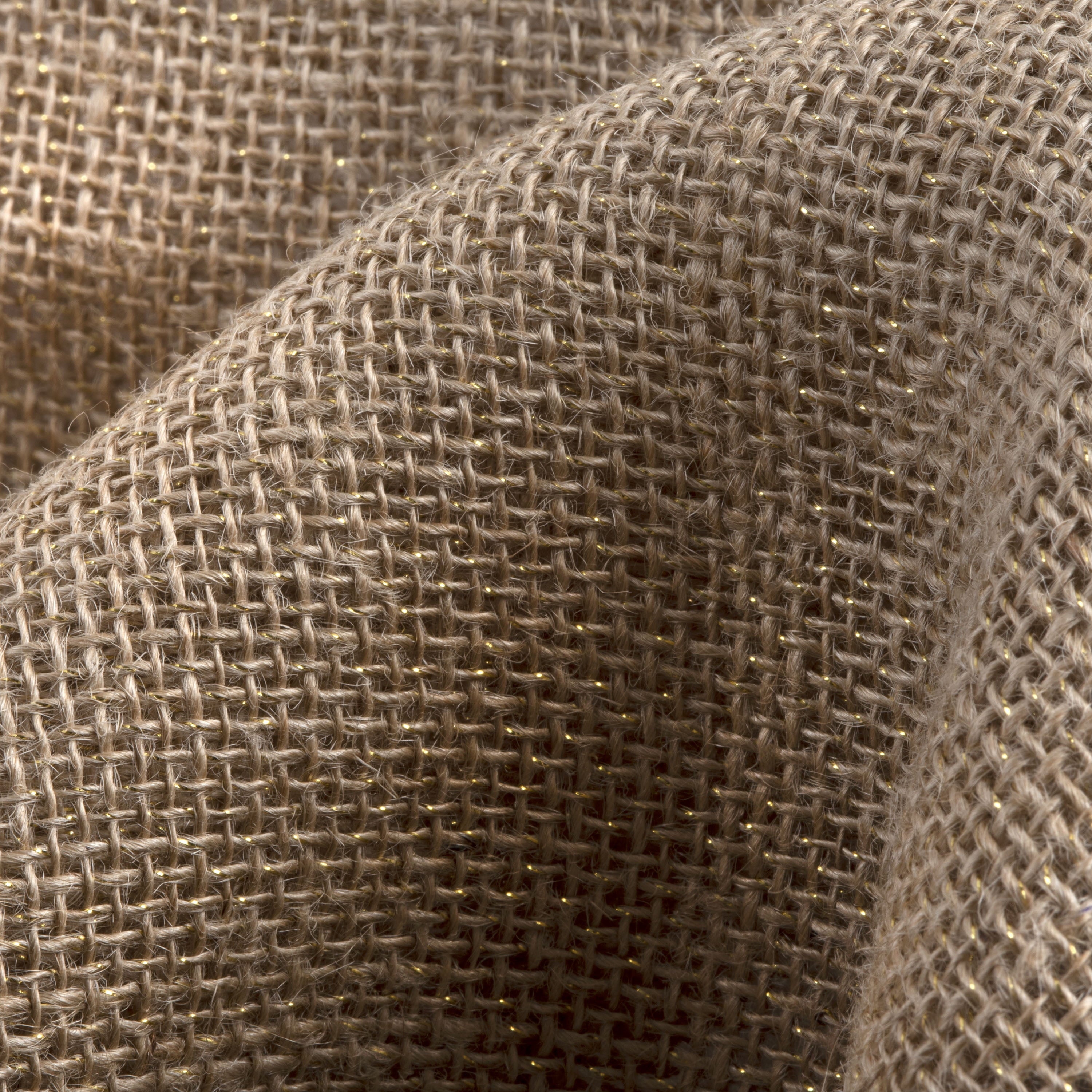 Allen Company Folded & Precut Jute Burlap Craft Fabric, 46"W x 2-Yards, Natural