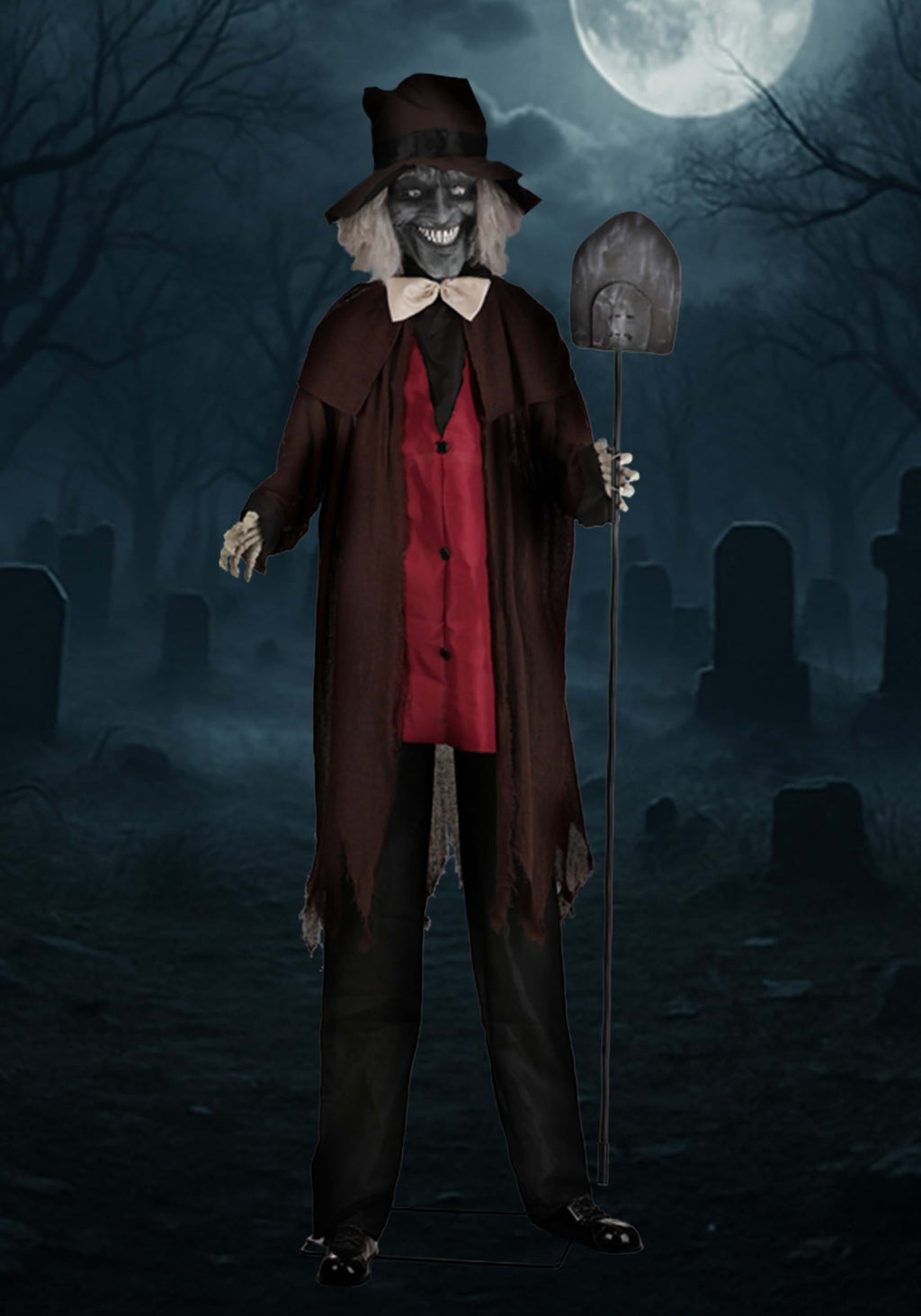 7.5FT Gregor the Grave Digger Animated Decoration - Scream Saver