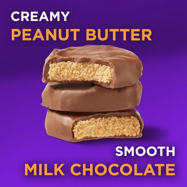 RUSSELL STOVER Halloween Milk Chocolate Peanut Butter Pumpkin, 1.3 oz. (Pack of 18)