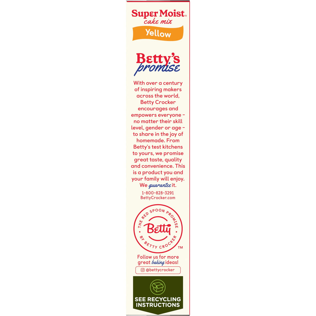 Betty Crocker Favorites Super Moist Yellow Cake Mix, 13.25 oz