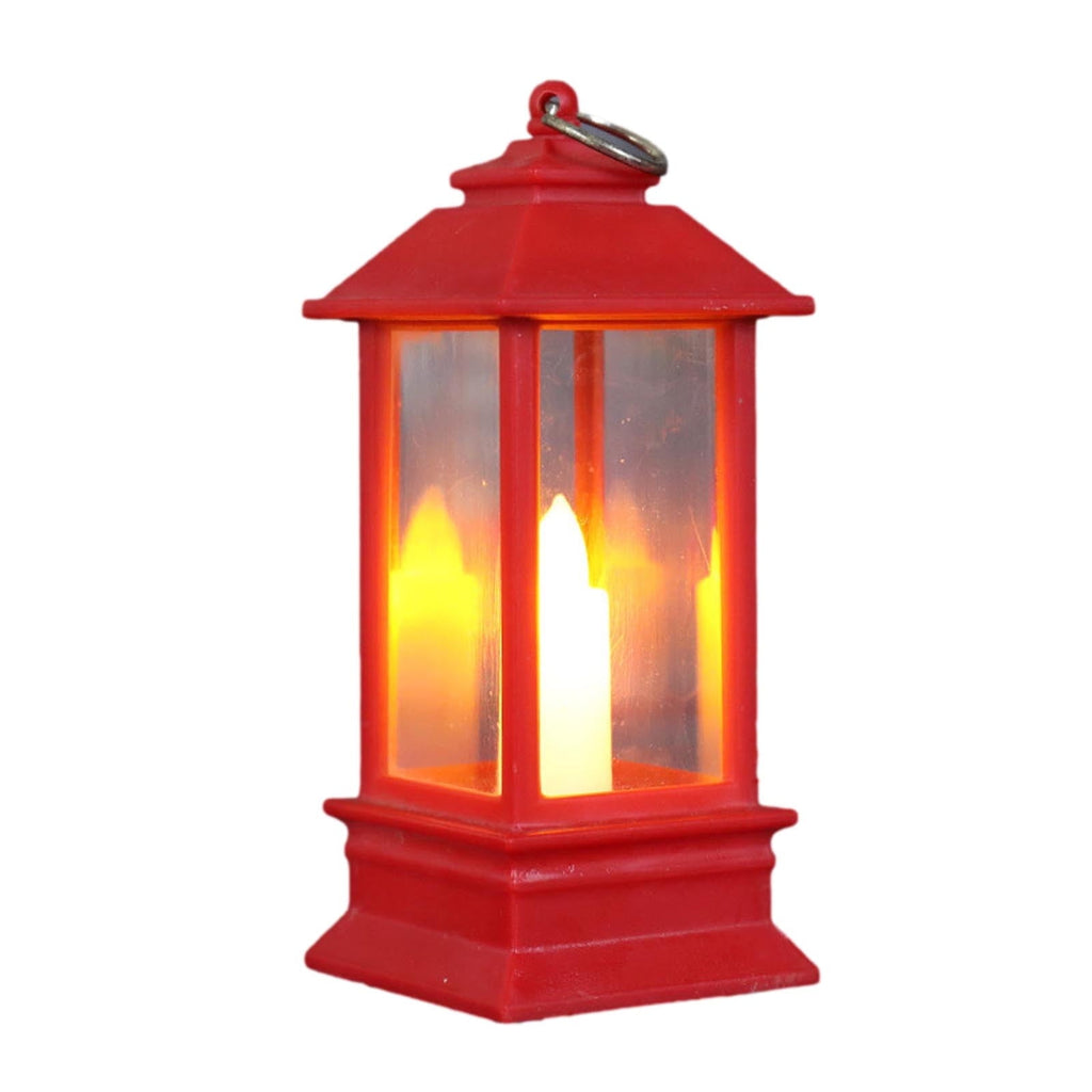 Todaioua Lanterns Decorative Indoor, Red Outdoor Lantern, Lantern Waterproof with Battery Operated Candle, Outdoor Hanging Lanterns for Porch, Patio, Wedding Decor