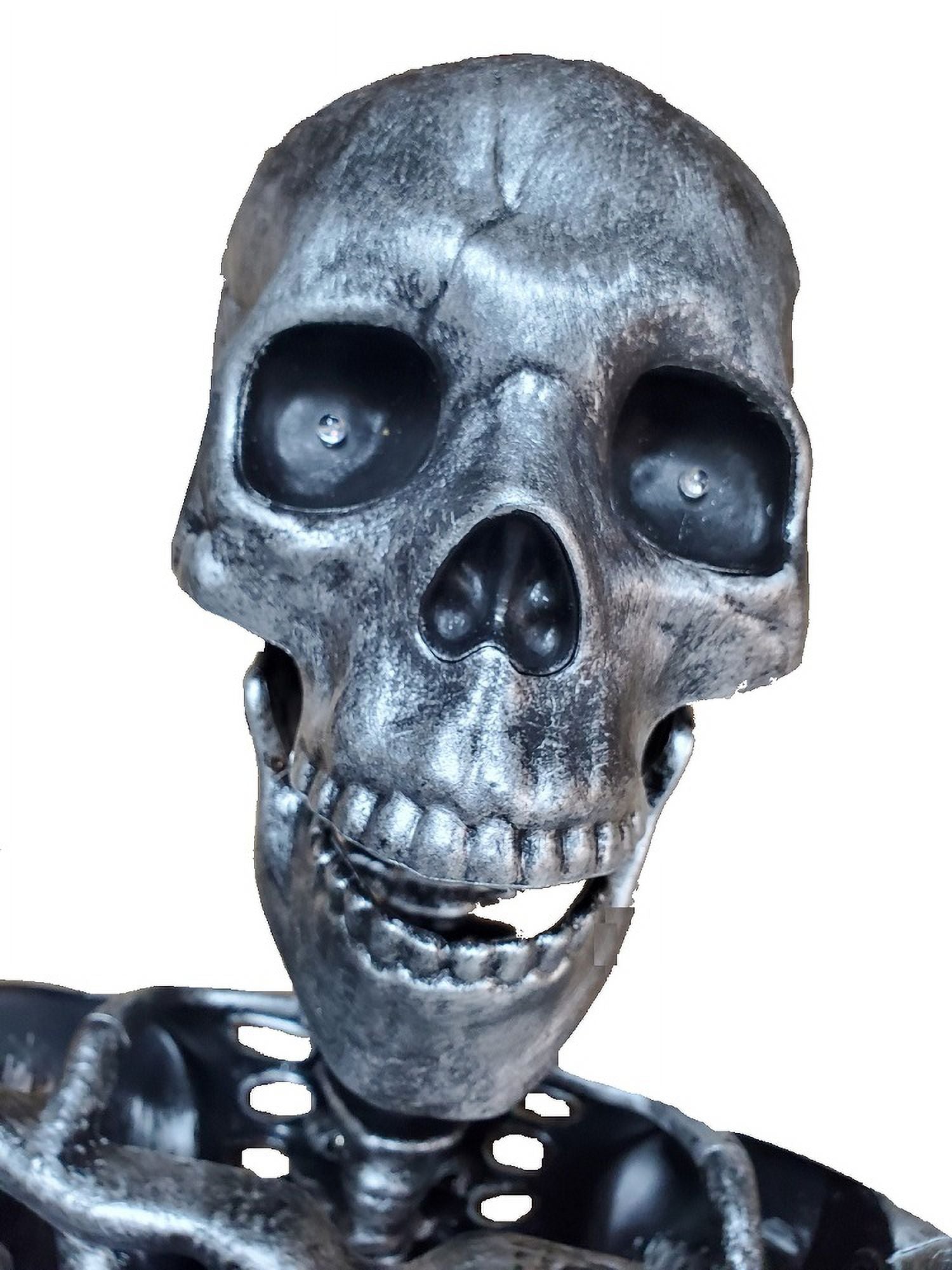 Set of 2 Animated 60-inch Skeleton Decor Battery-Operated