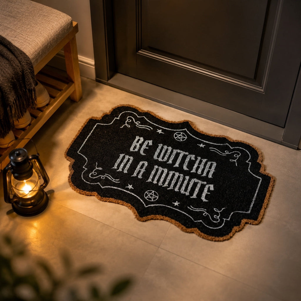 Tepsmf Halloween Doormat 19.7x31.4IN Soft Non Slip Halloween Bathroom Rug For Front Doors Porches And Witch-themed Home Decor