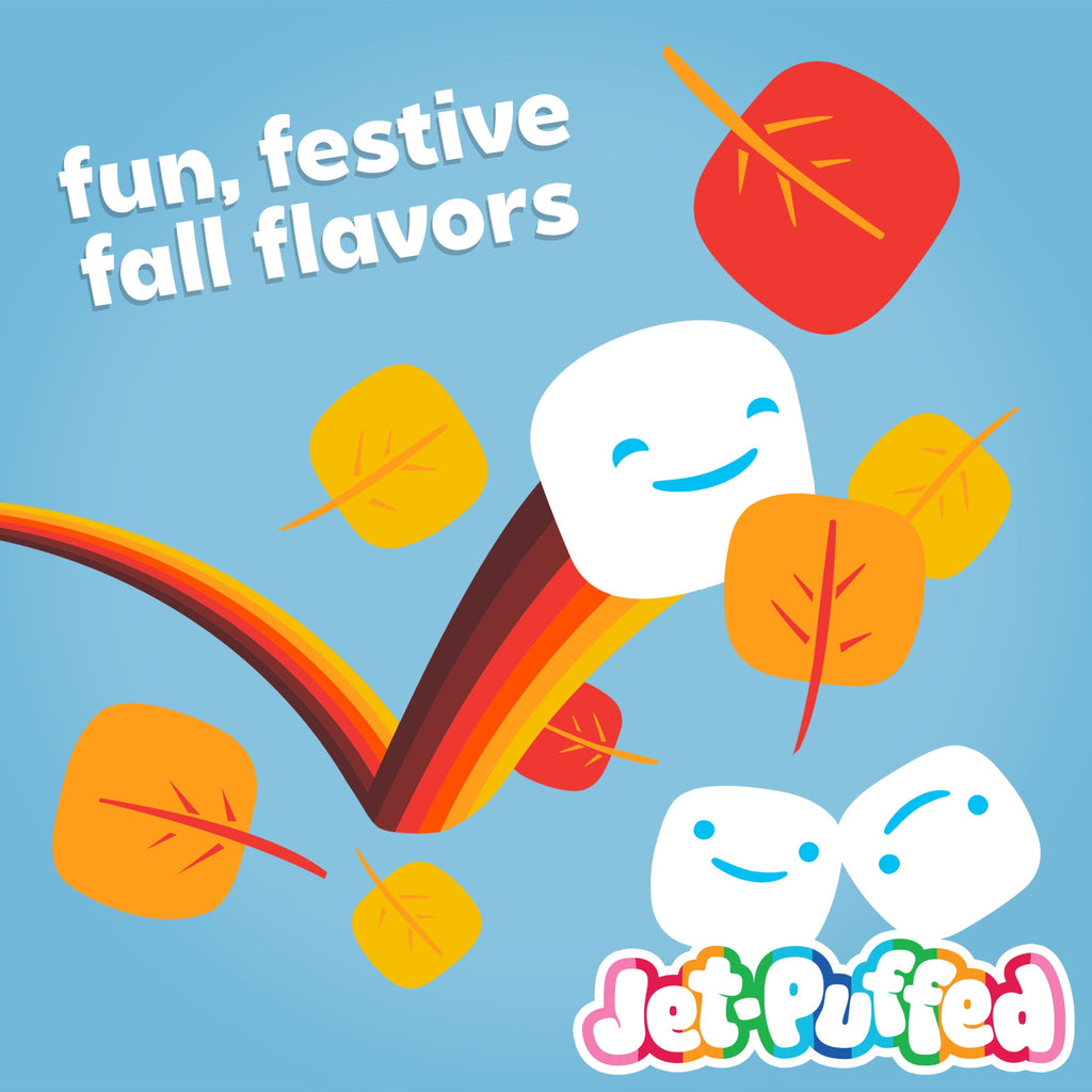 Jet-Puffed Pumpkin Spice Pumpkin-shaped Marshmallows, 8 oz. Bag