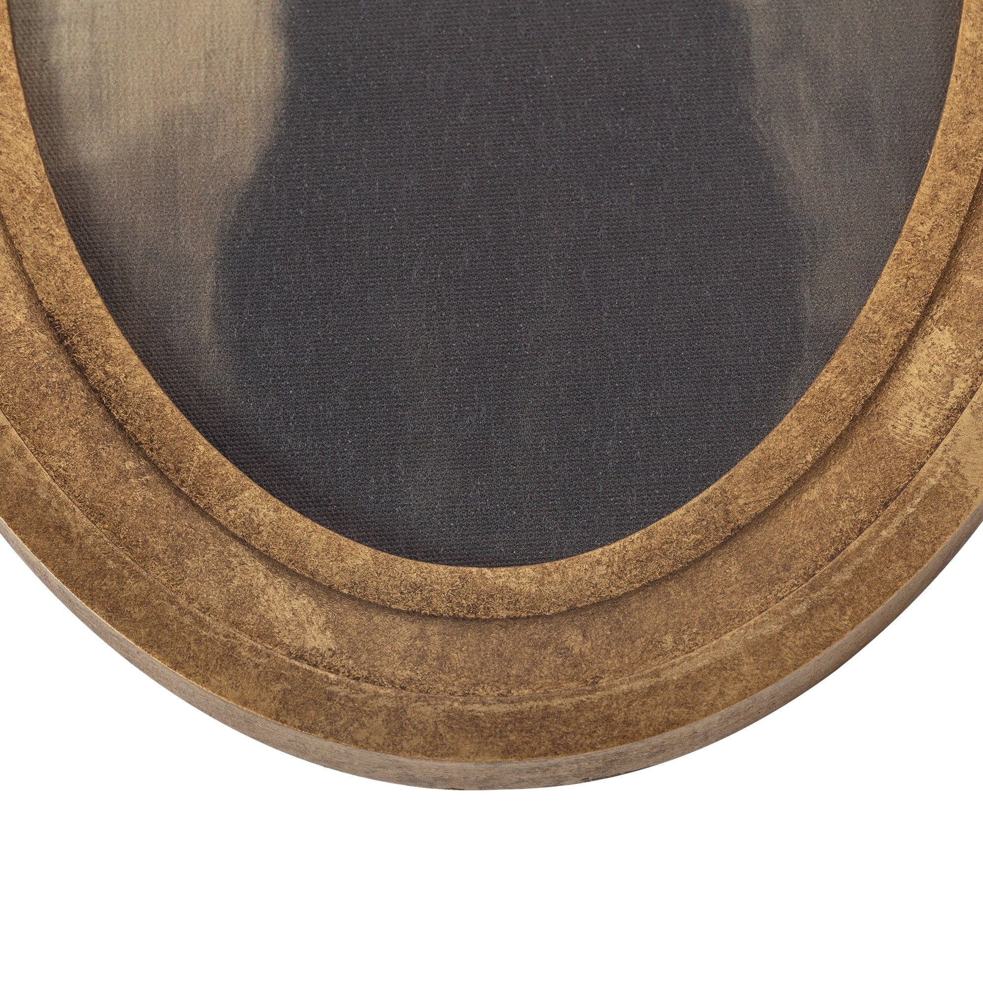 My Texas House Halloween Black Cat Oval MDF Canvas Print