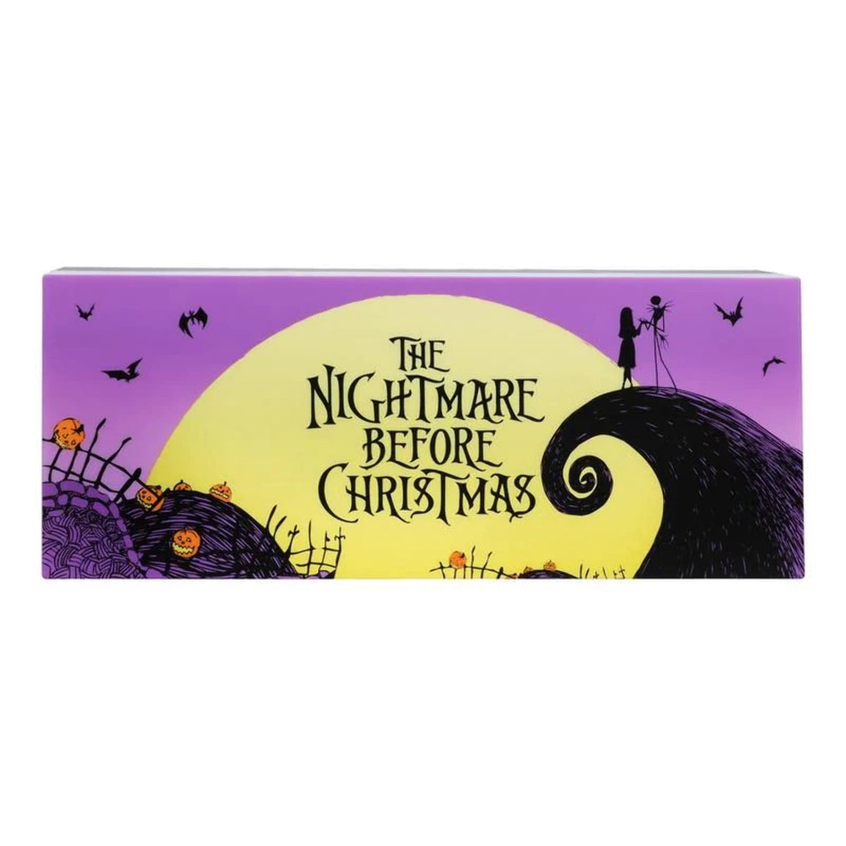 Nightmare Before Christmas Logo Light 12in Official Jack Skellington and Sally Merchandise, Paladone