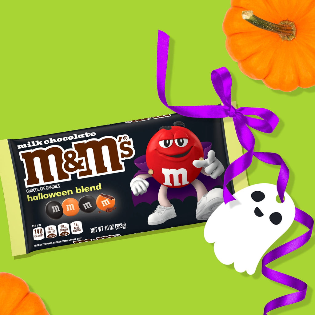 M&M's Halloween Blend Milk Chocolate Halloween Candy Bag - 10oz