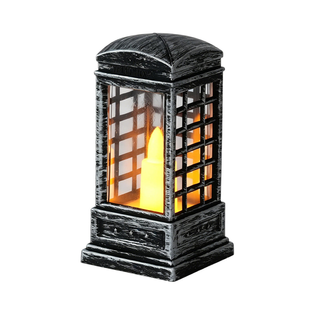 Djiypn Mini Lanterns 2Pack LED Small Lanterns Decorative Indoor Outdoor Hanging Lantern Decorative Candle Light Farmhouse Decor for Weddings Western Camping Party Halloween Christmas Decorations