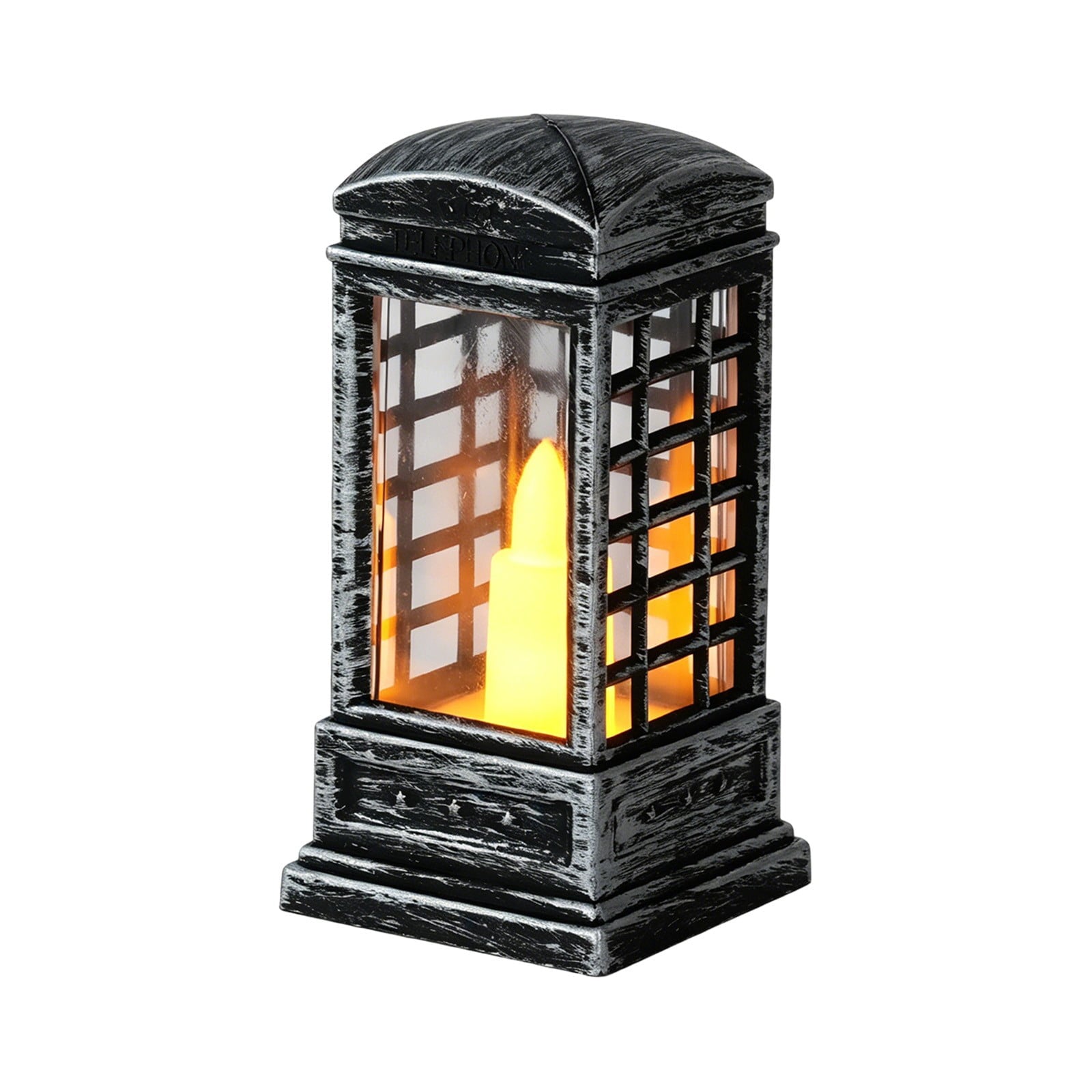 Djiypn Mini Lanterns 2Pack LED Small Lanterns Decorative Indoor Outdoor Hanging Lantern Decorative Candle Light Farmhouse Decor for Weddings Western Camping Party Halloween Christmas Decorations