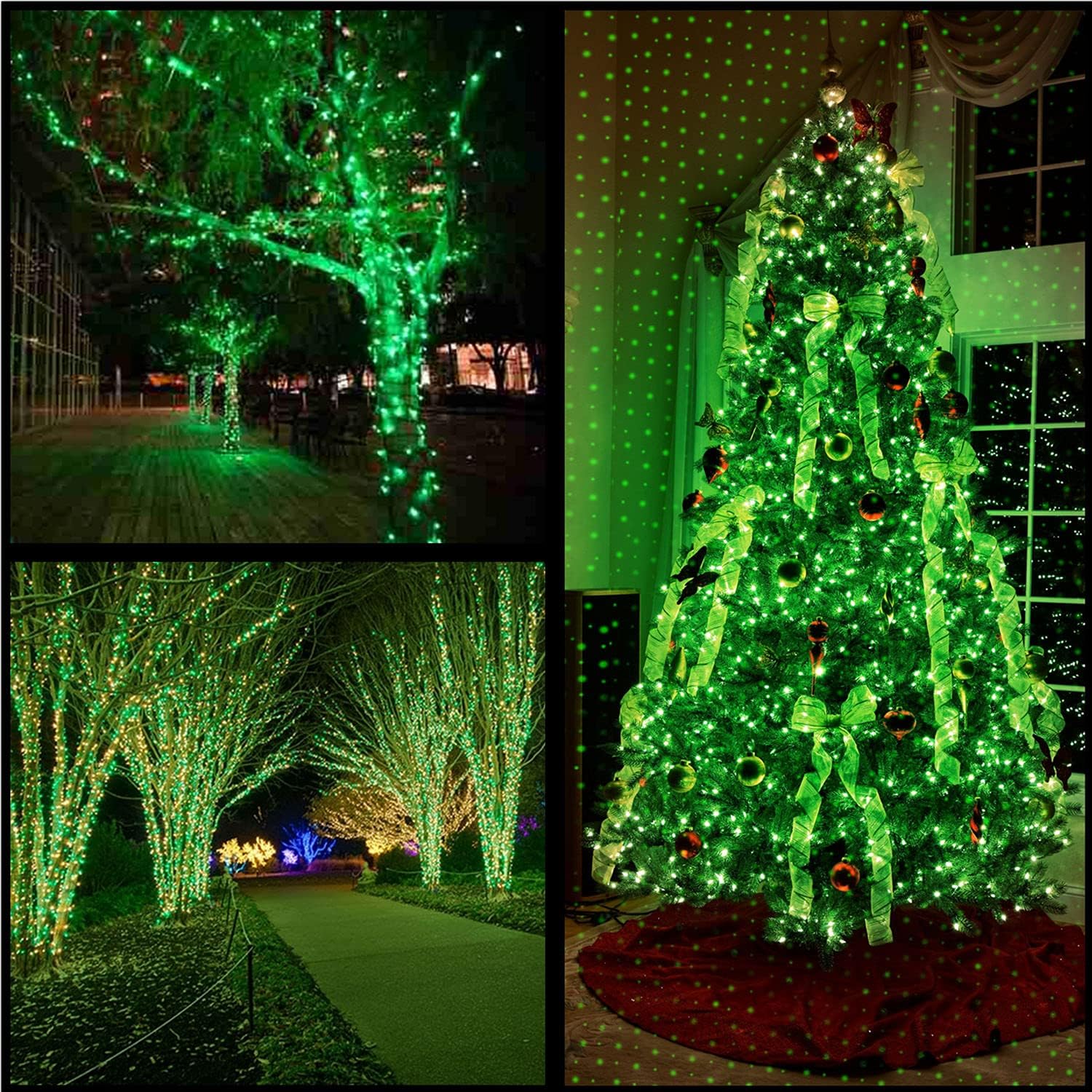 Wick's Outdoor Living LED 5MM Multi-Color Holiday Lights, 50 FT in length, 150 CT, and 6 different color options