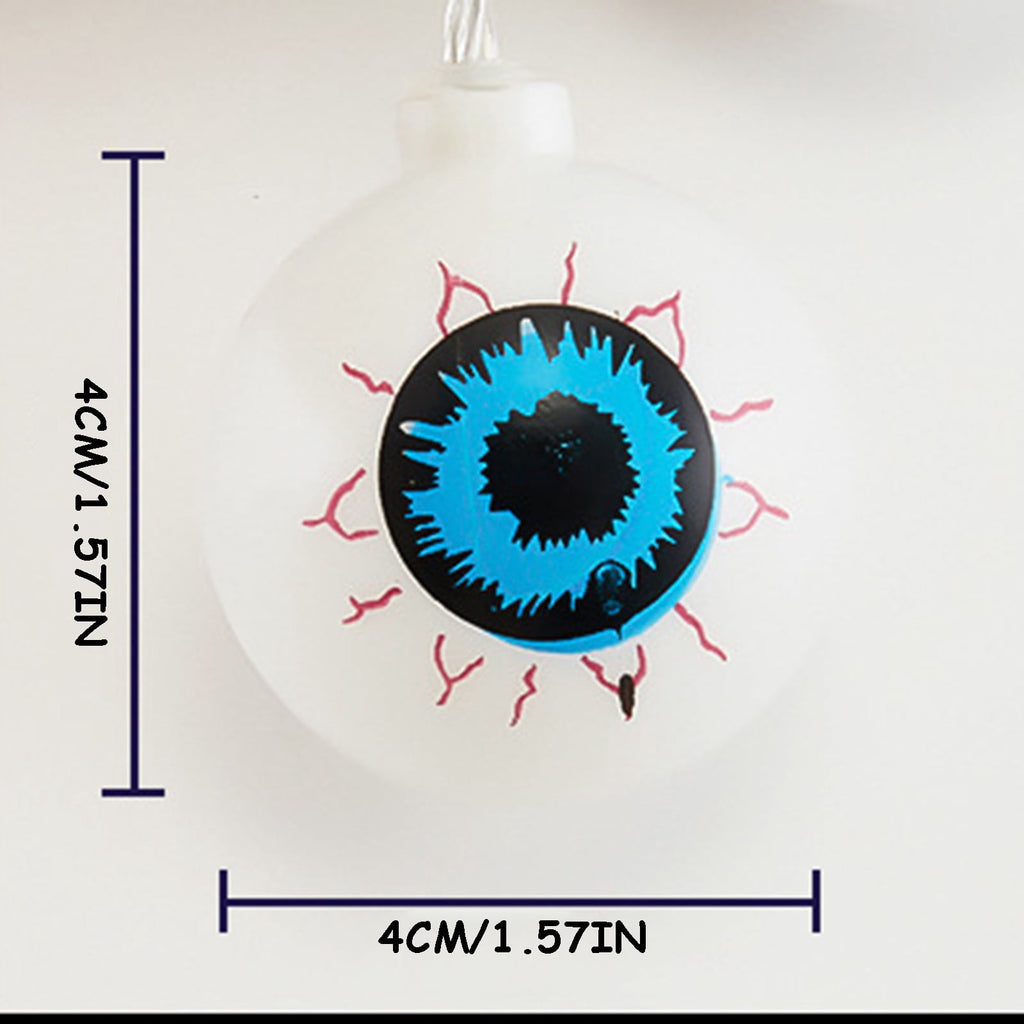 Halloween Decorations 20 LED Spooky Eyeball Lights Outdoor Green Firefly Lights For Garden Yard Patio Pathway Lawn Halloween Party